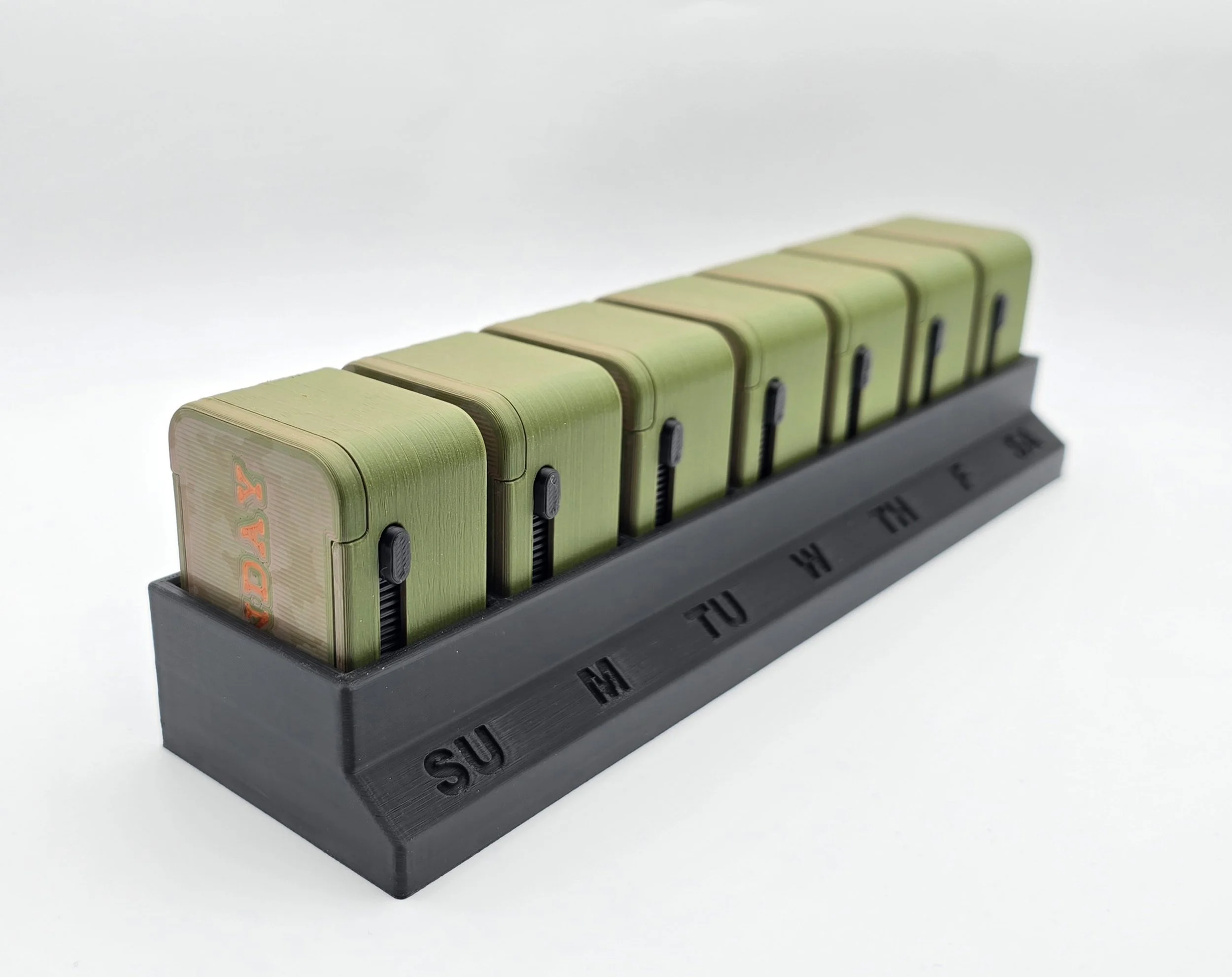 Weekly Supplement & Pill Organizer 2 Compartment