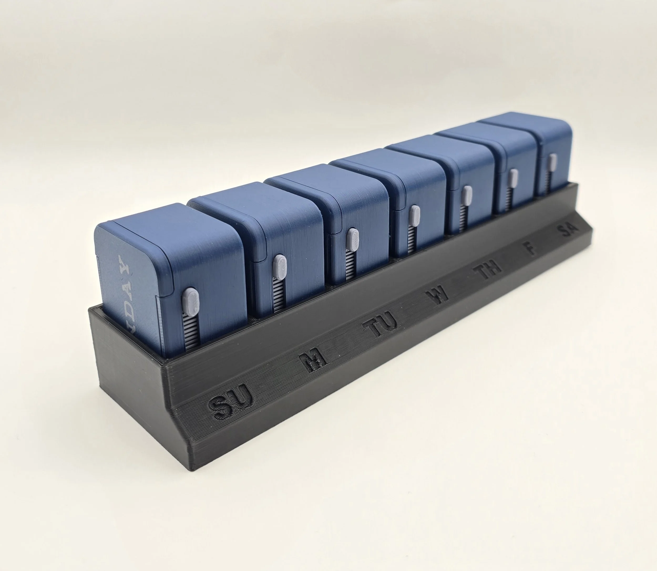 Weekly Supplement & Pill Organizer 2 Compartment