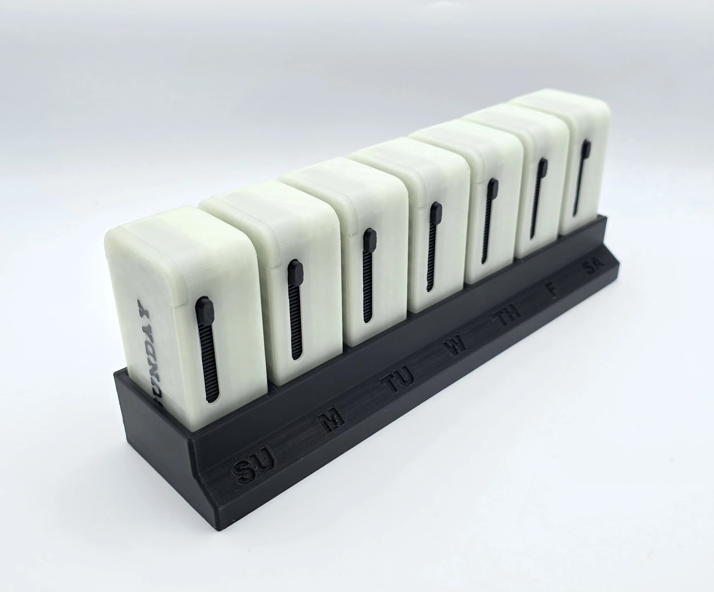 Weekly Supplement & Pill Organizer 3 Compartment