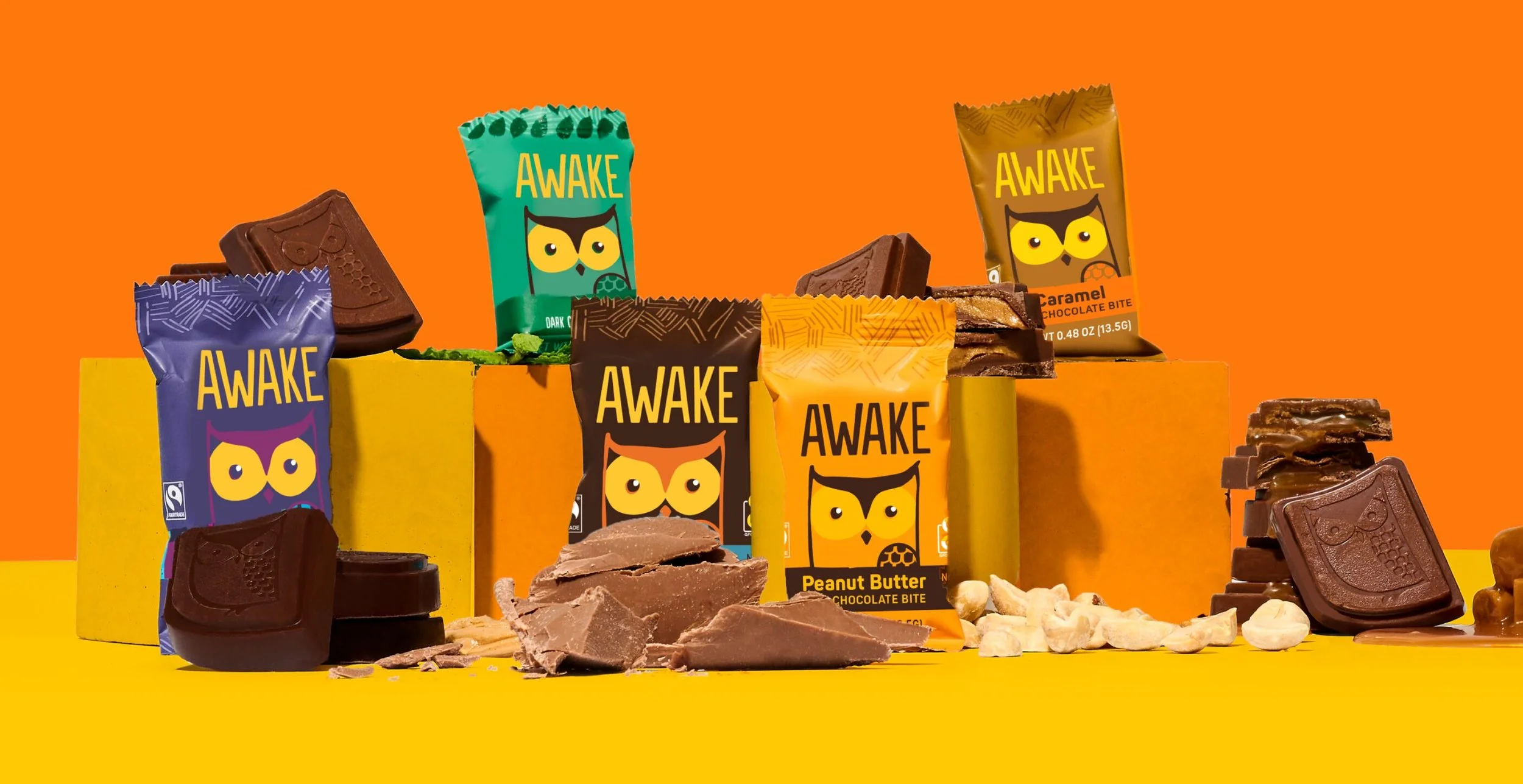 Bites of AWAKE Chocolate