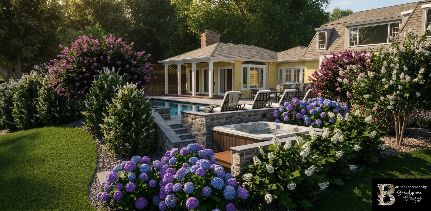 Outdoor living project by Brandywine Designs in Chadds Ford, PA