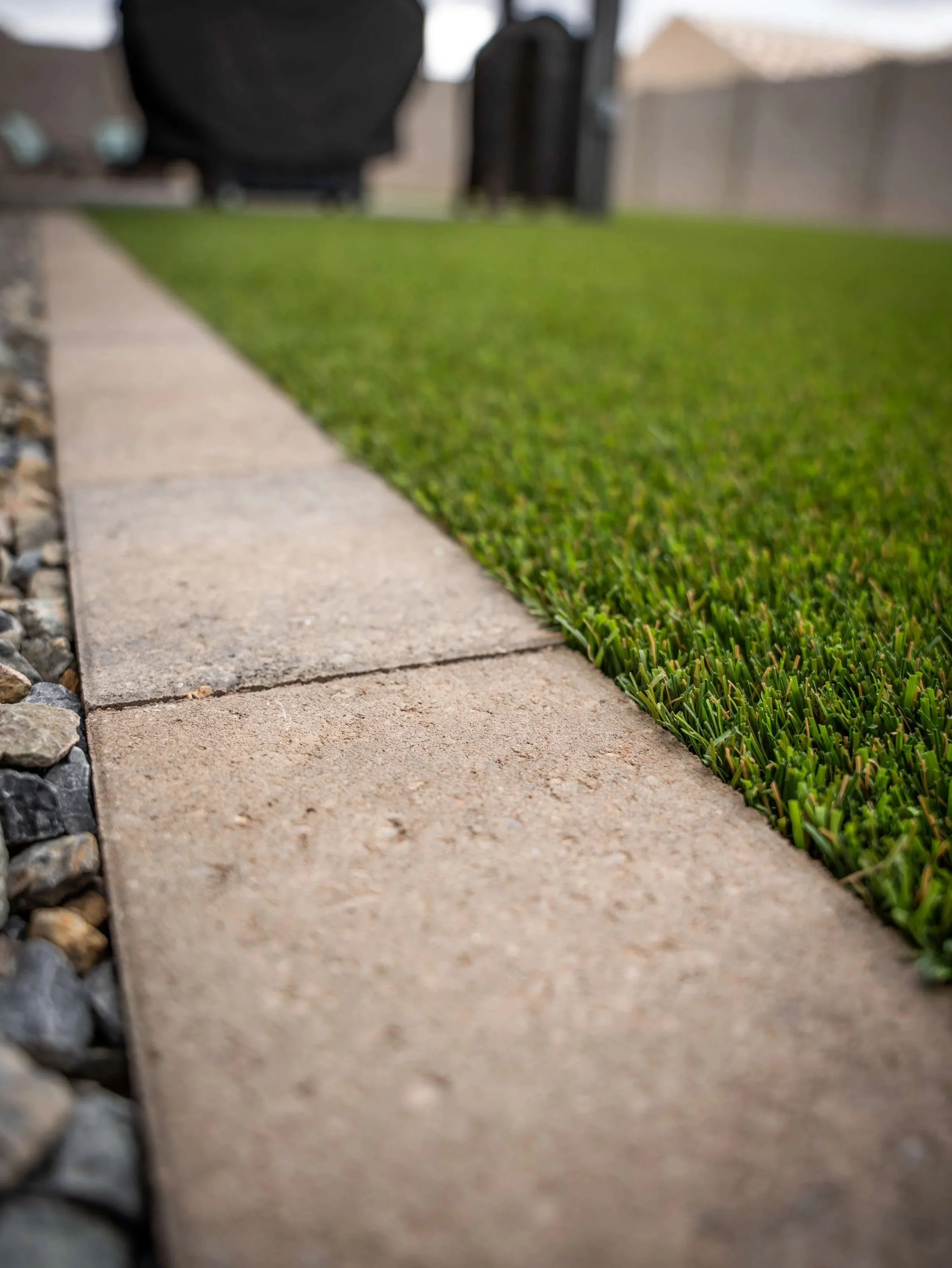Backyard Patio With Clean Paver Layout in Paradise Valley, AZ