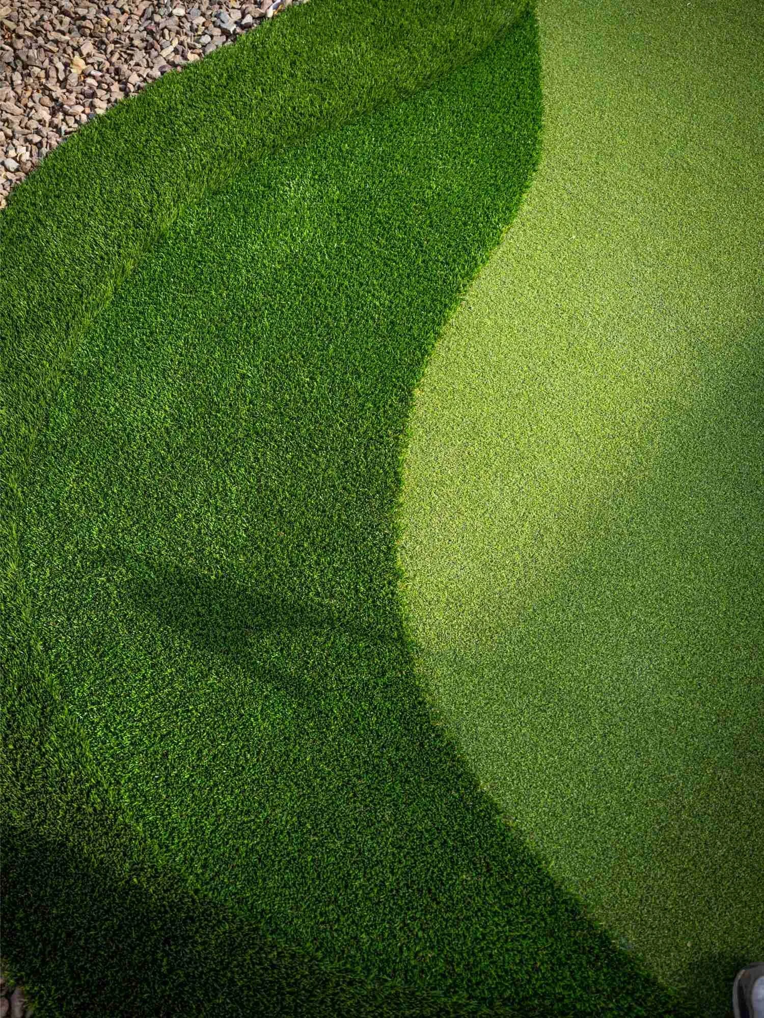 Residential backyard putting green in Scottsdale, AZ