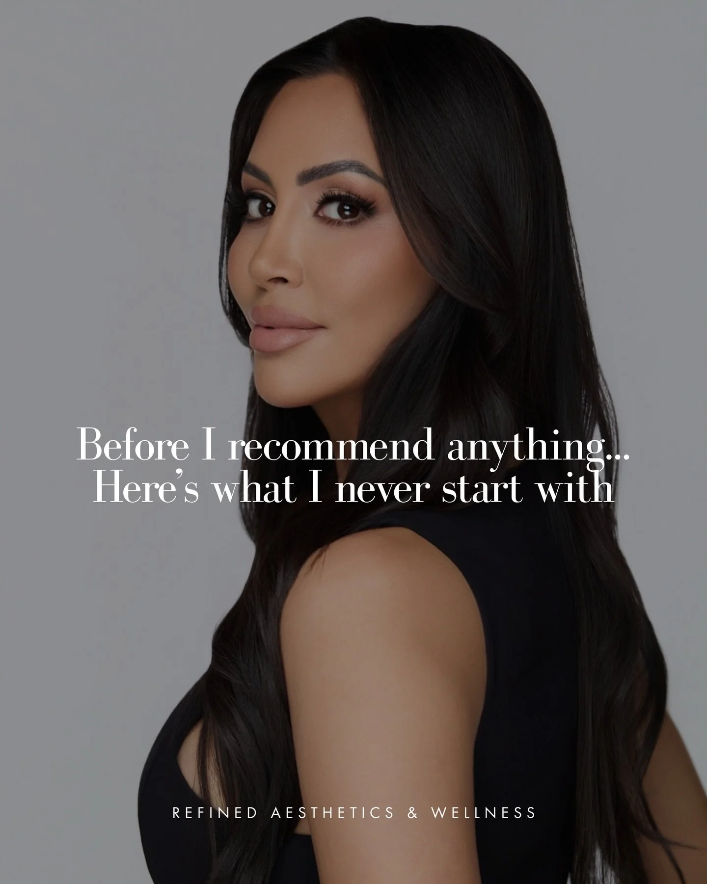 Refined results start with knowing what to leave out. 👀

Not every option belongs in your treatment&mdash;and that&rsquo;s by design.
Protecting your features, balance, and skin over time creates natural, lasting results.

Book your one-on-one aesth