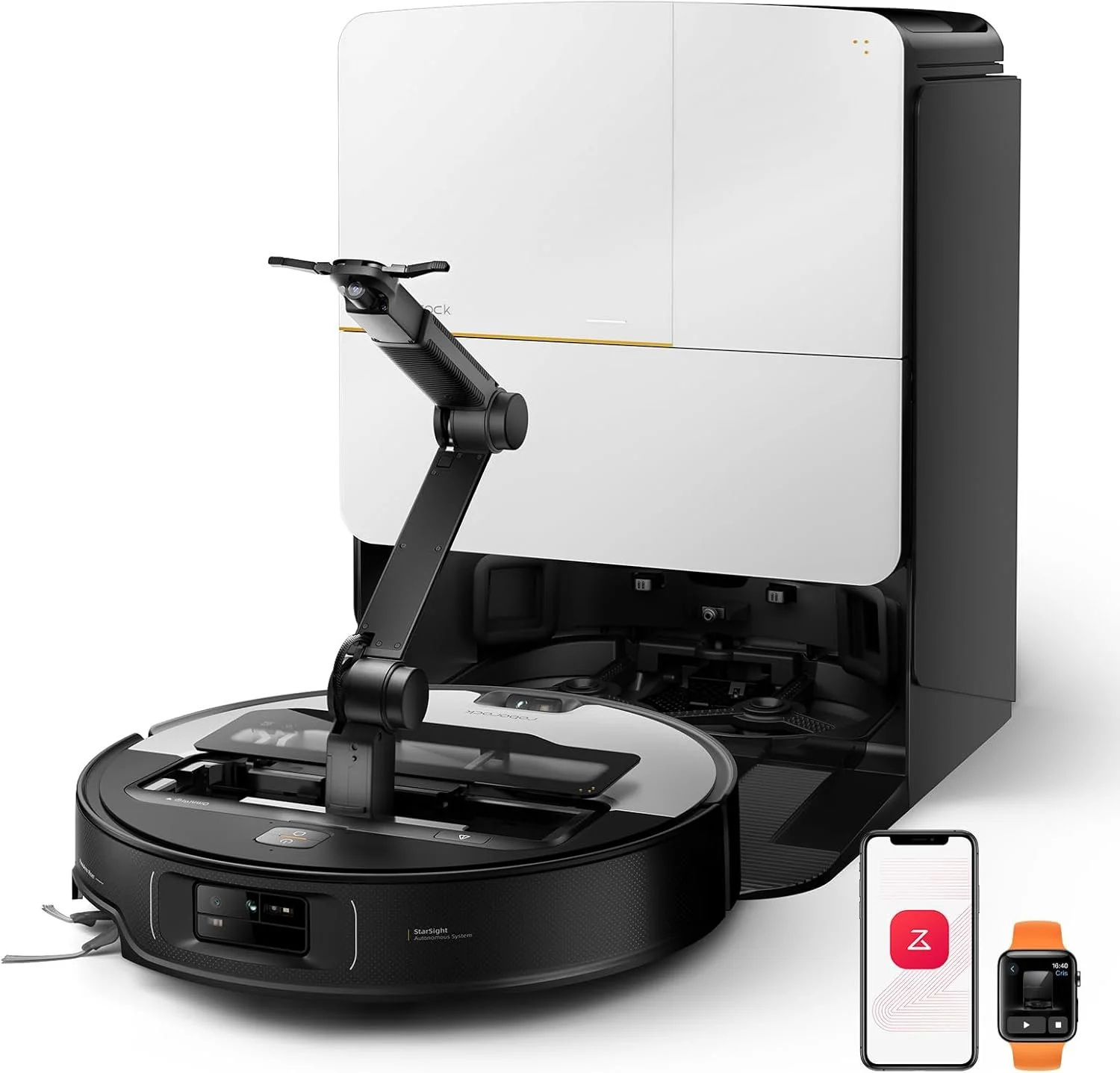 Roborock Saros Z70 with robotic arm