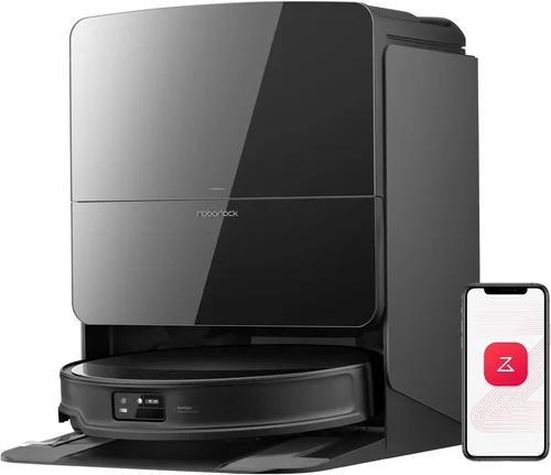 Roborock Saros 10R robot vacuum mop and dock