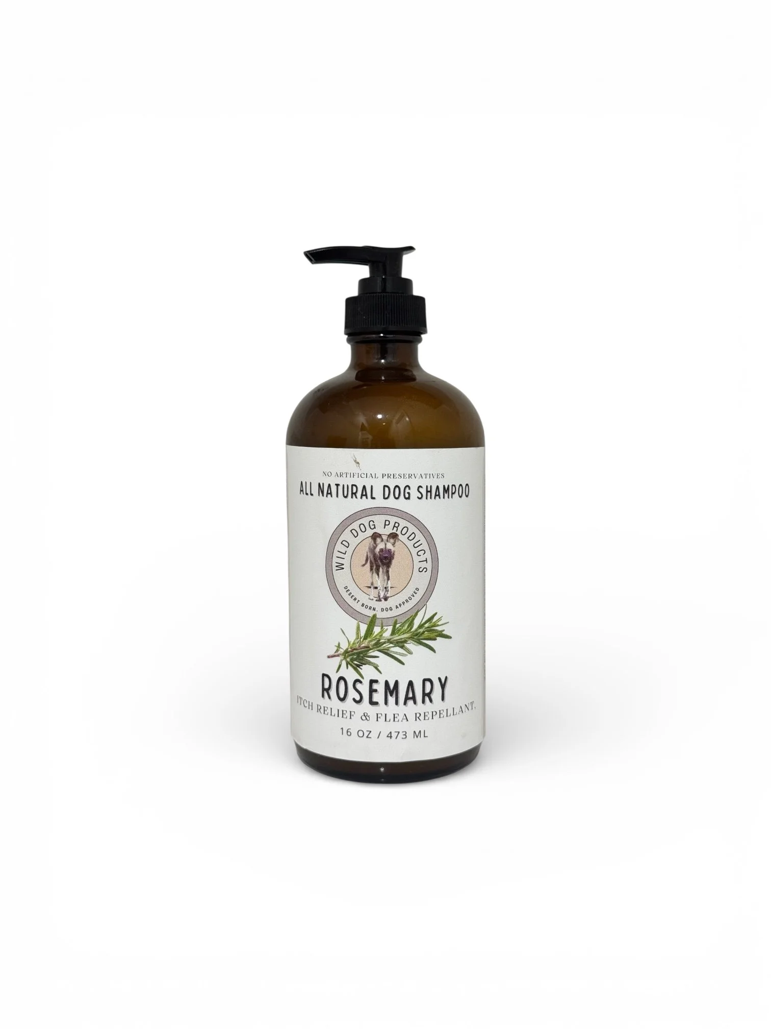 All Natural Plant Based Dog Shampoo -Rosemary, Lavender, Chamomile Scented
