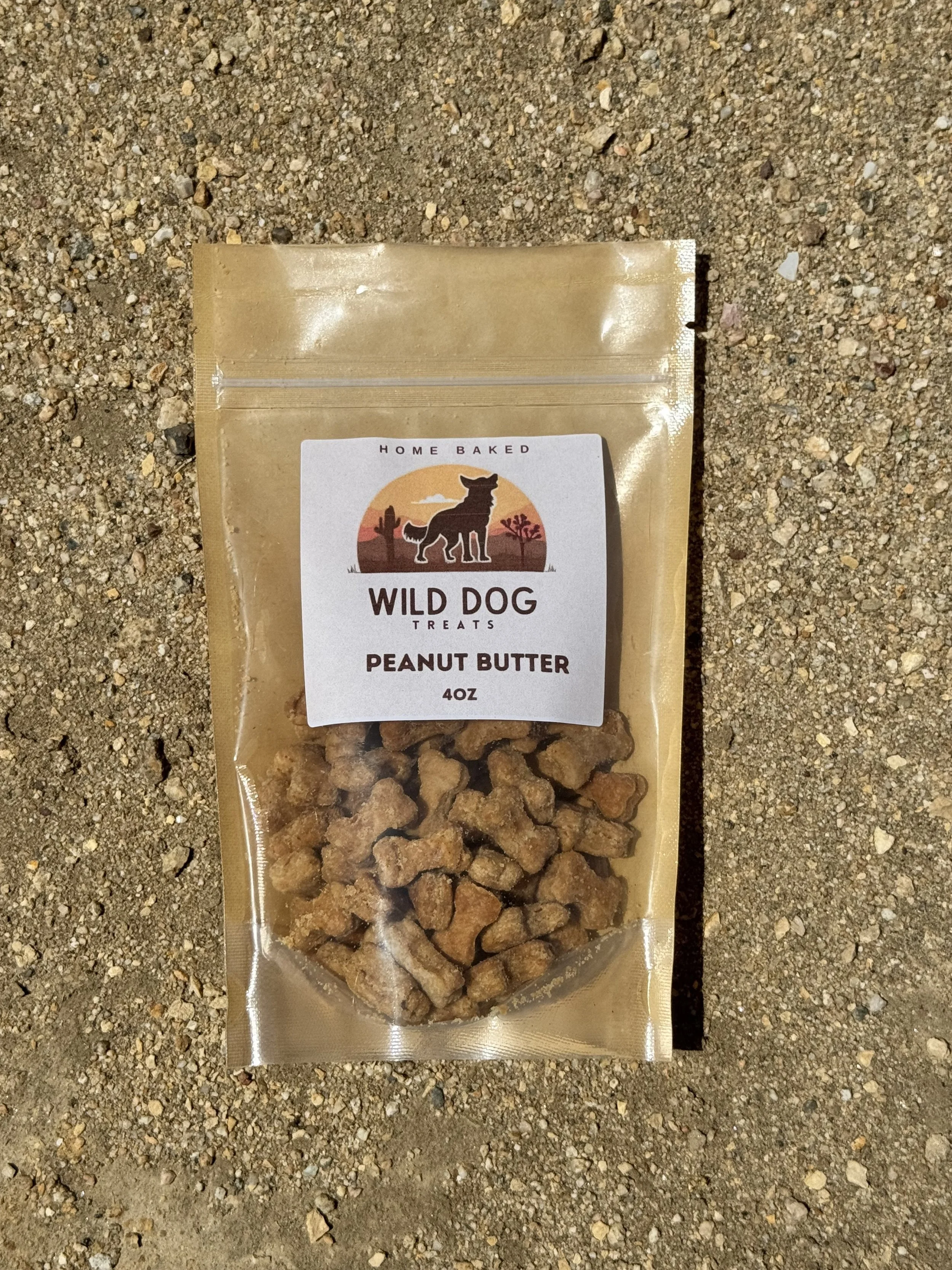 Peanut Butter Home Baked Dog Treats