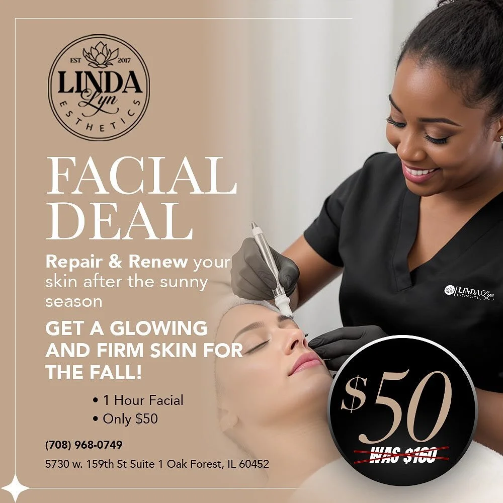 A luxury facial for only $50?
Yes, sis&hellip; because glowing, healthy skin should be accessible.

Come unwind, release tension, and leave with a radiant fall glow.
You&rsquo;re one appointment away from feeling like your BEST self.

✨ Tap to book. 
