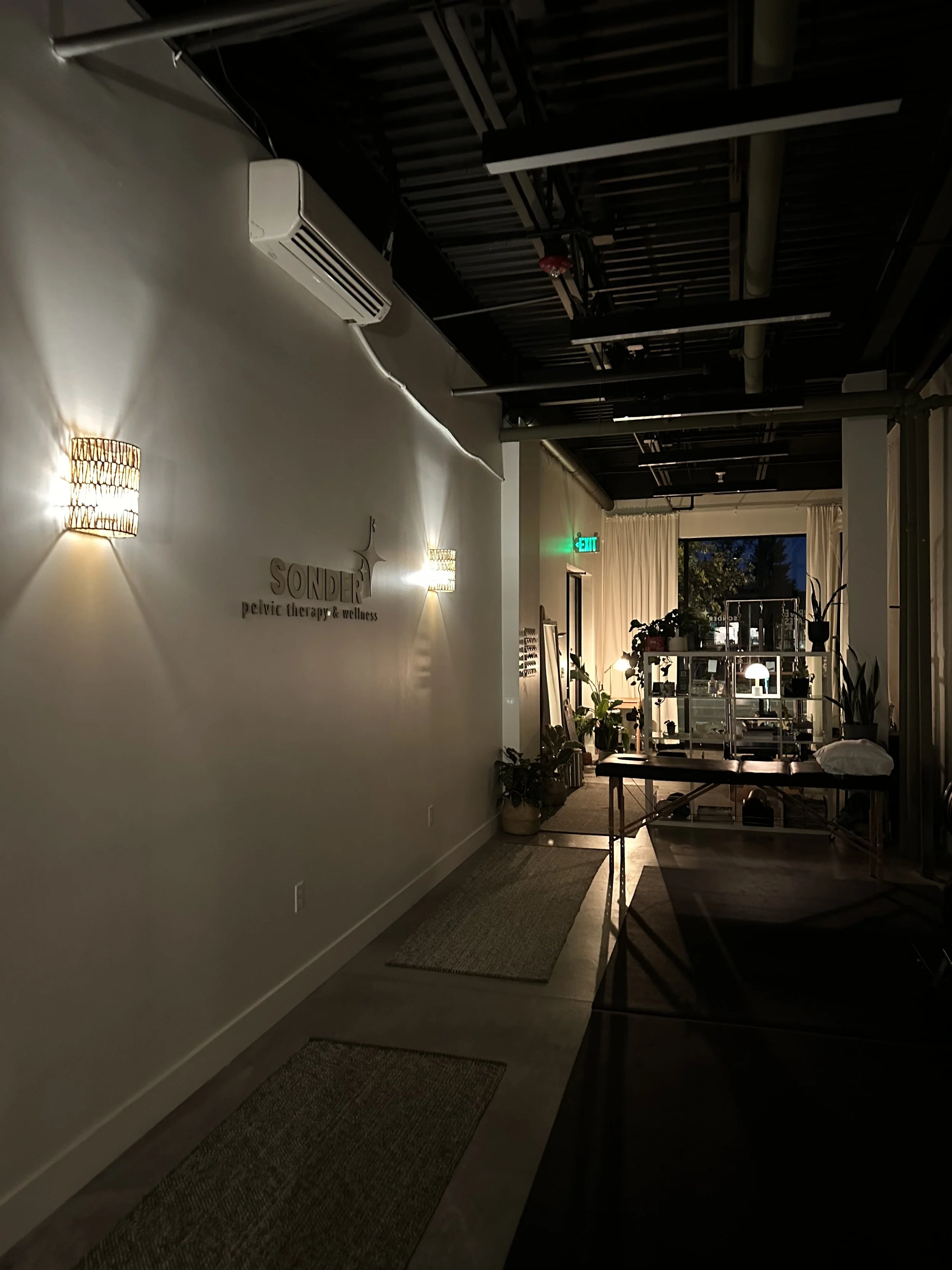 Picture of the clinic space at Sonder Pelvic Therapy & Wellness in Denver, Colorado.
