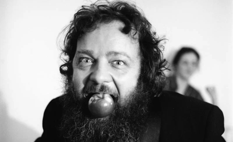 Donald Hall at home in New Hampshire