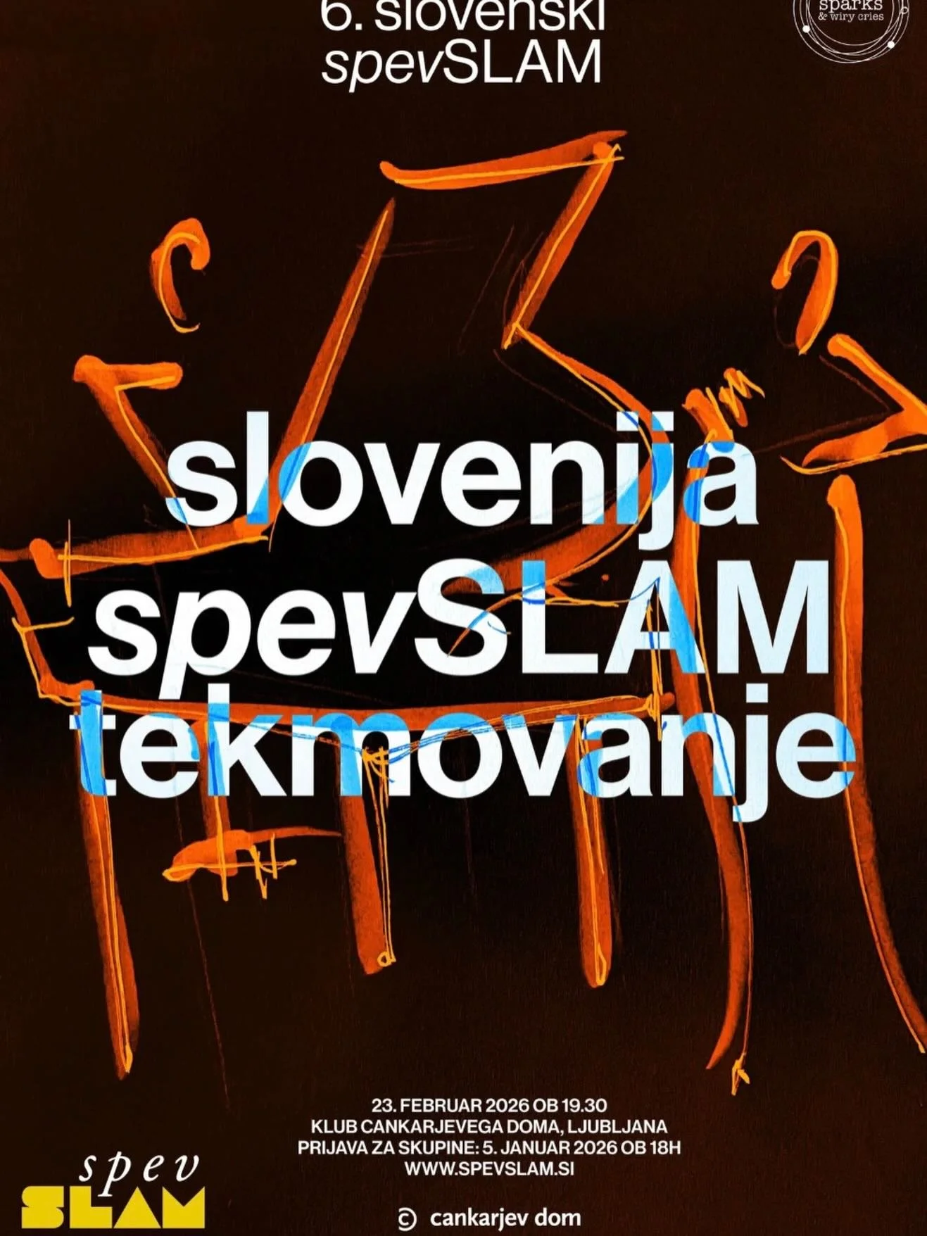 The SIXTH Slovenian songSLAM is TOMORROW at Klub CD at 7:30PM in Ljubljana, Slovenia!