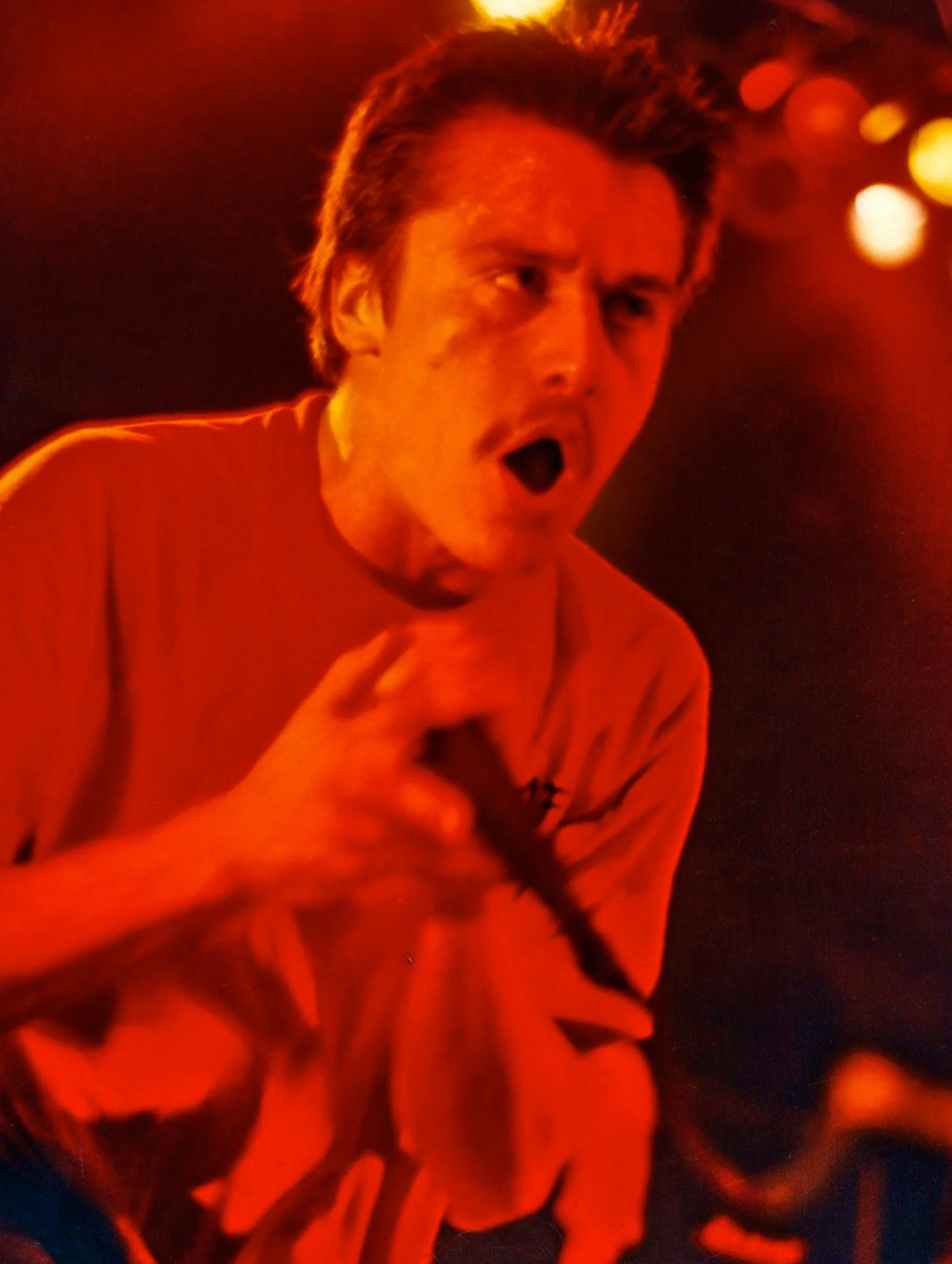 Mike Patton with Faith No More at The Edge in Orlando on May 9, 1995.