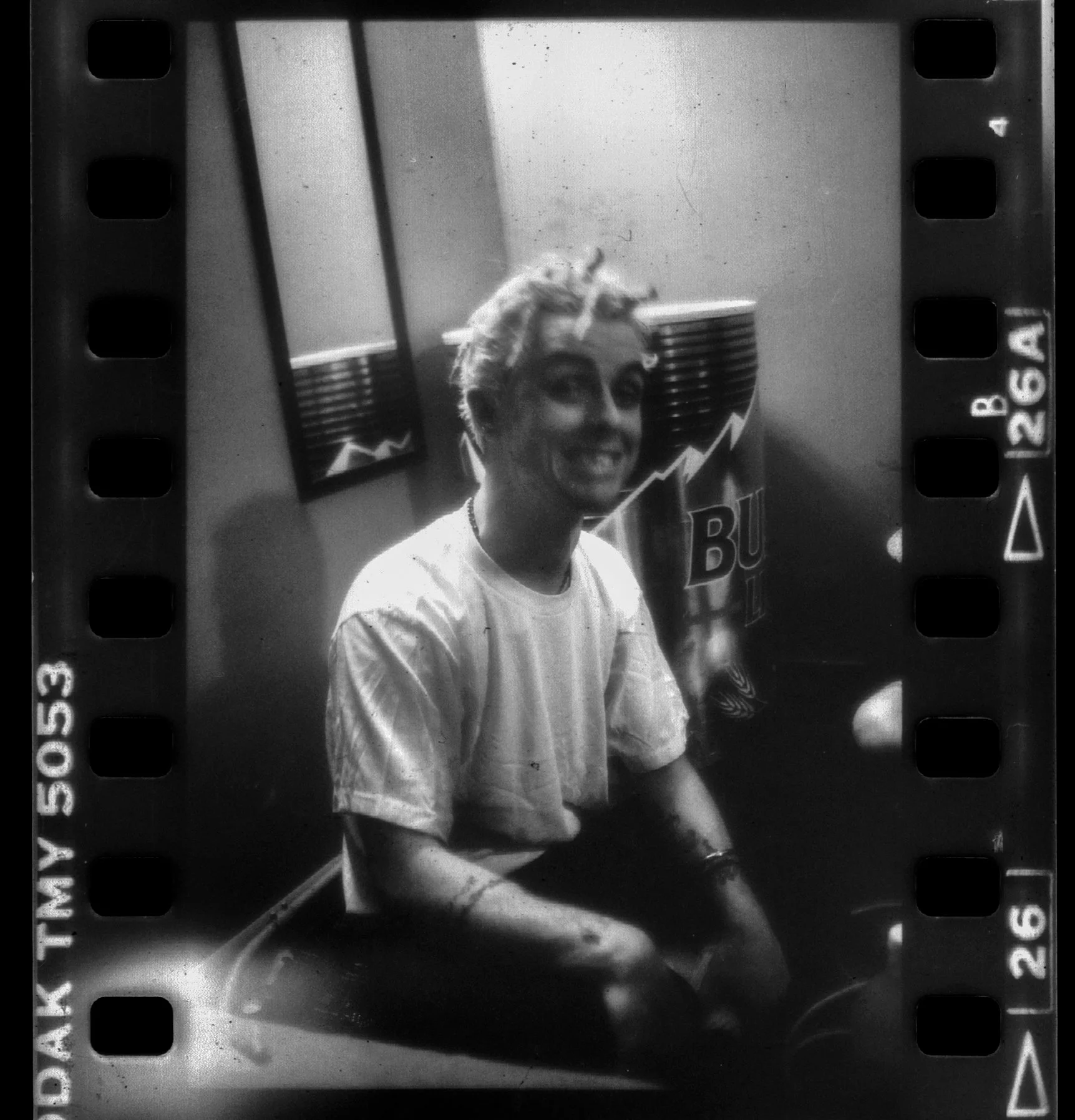 Billie Joe Armstrong of Green Day backstage after a show at The Station in Orlando, Fla., on September 24, 1993.