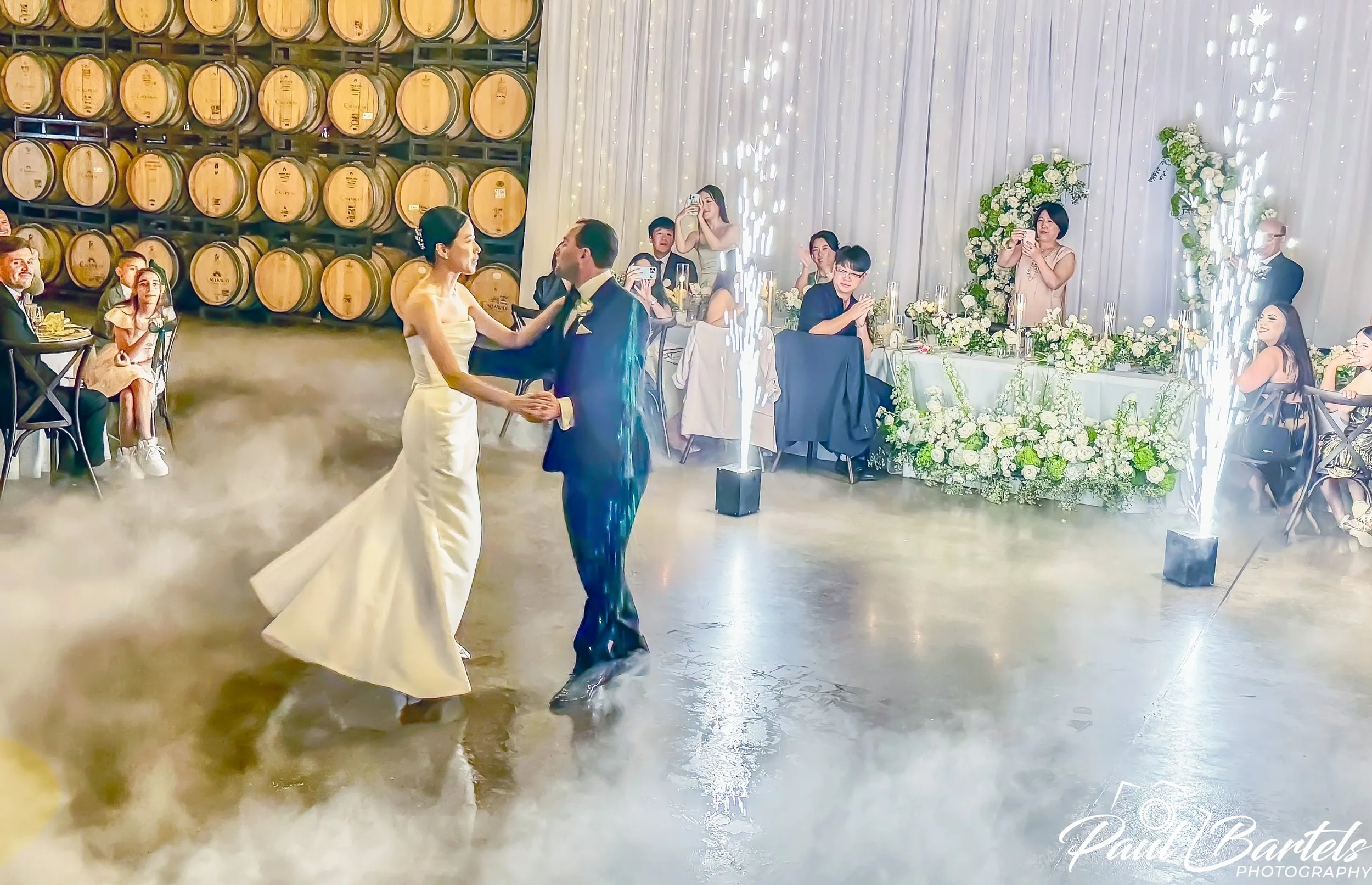 first dance at Calloway Winery in Temecula, California photographed by Paul Bartels