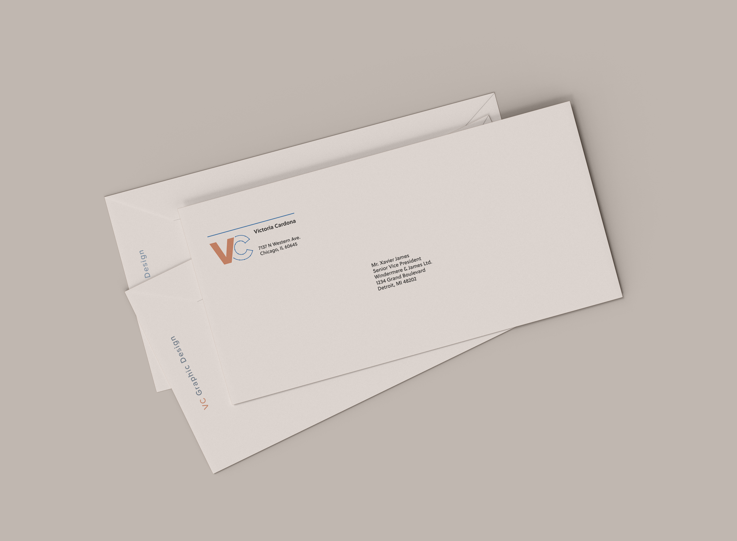 Business System - Envelope Mockup