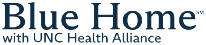 Blue home with UNC Health Alliance Insurance Accepted