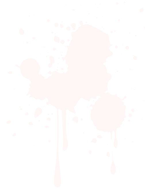 White paint splatter