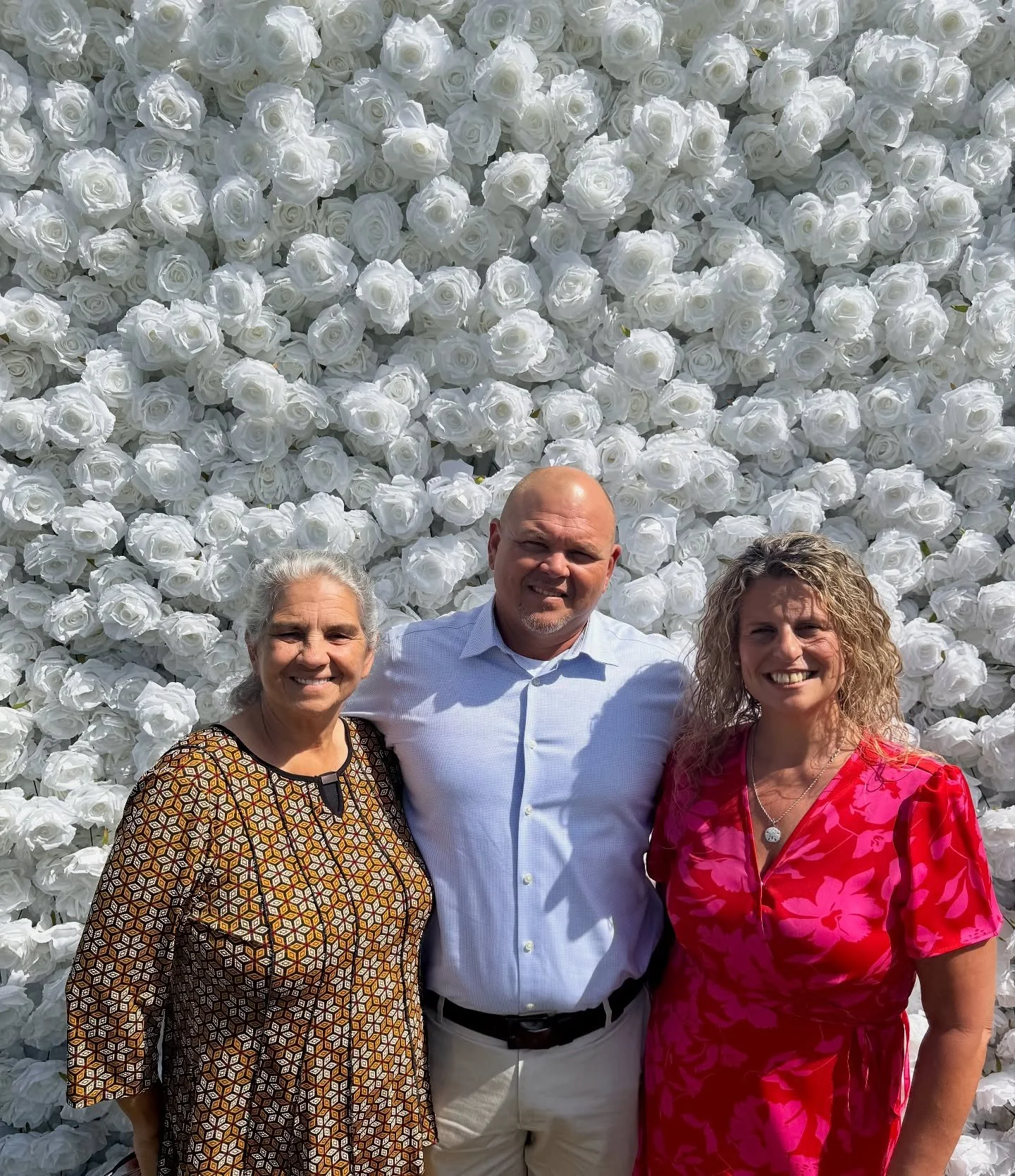 Our stunning 8x8&rsquo; white flower wall, pictured here with a beautiful family celebrating their special day!

Ready to elevate your next event? Our luxury flower walls are now available to rent for weddings, baby showers, birthdays, and more.

📲 