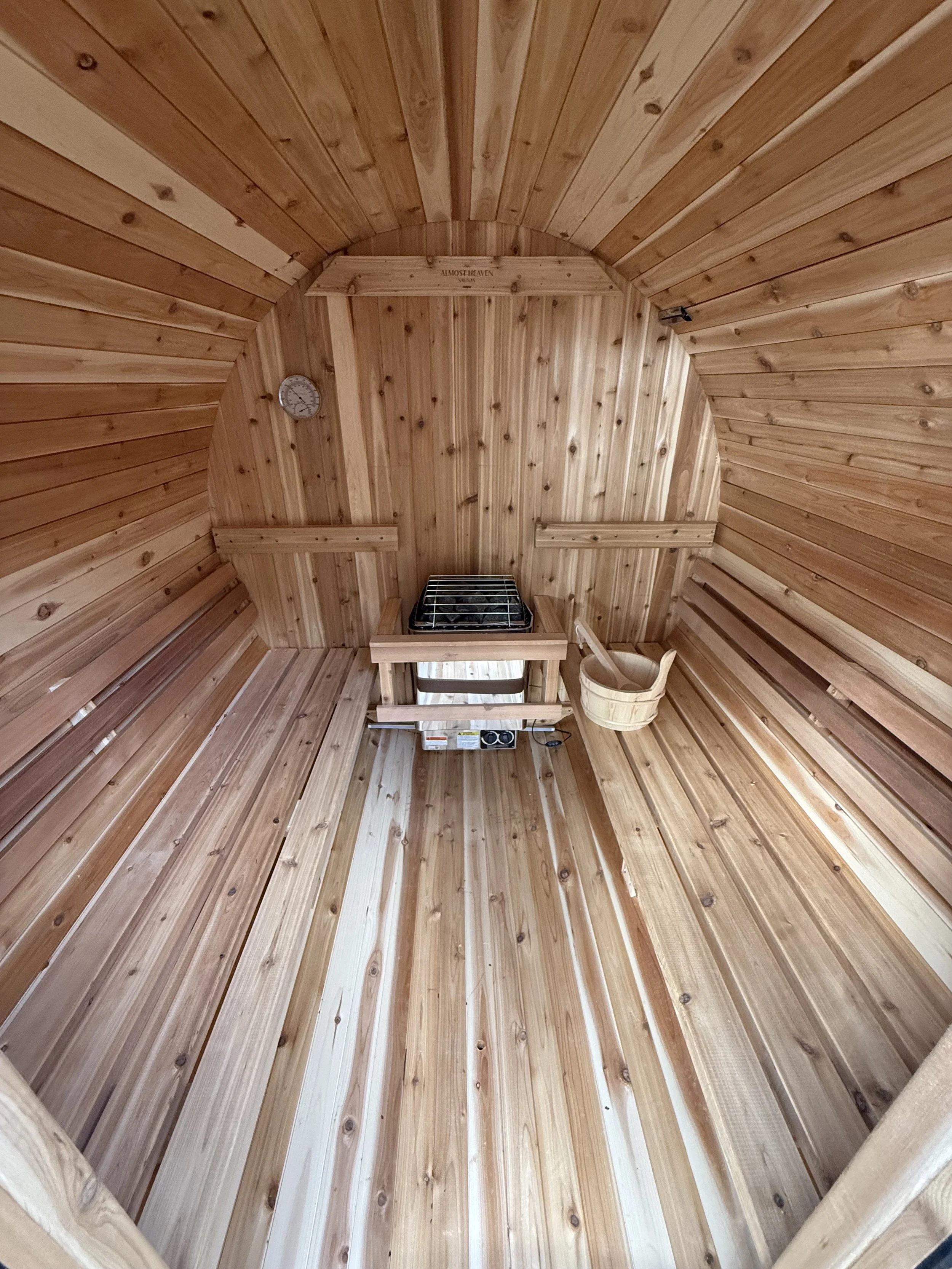 barrel sauna built near me
