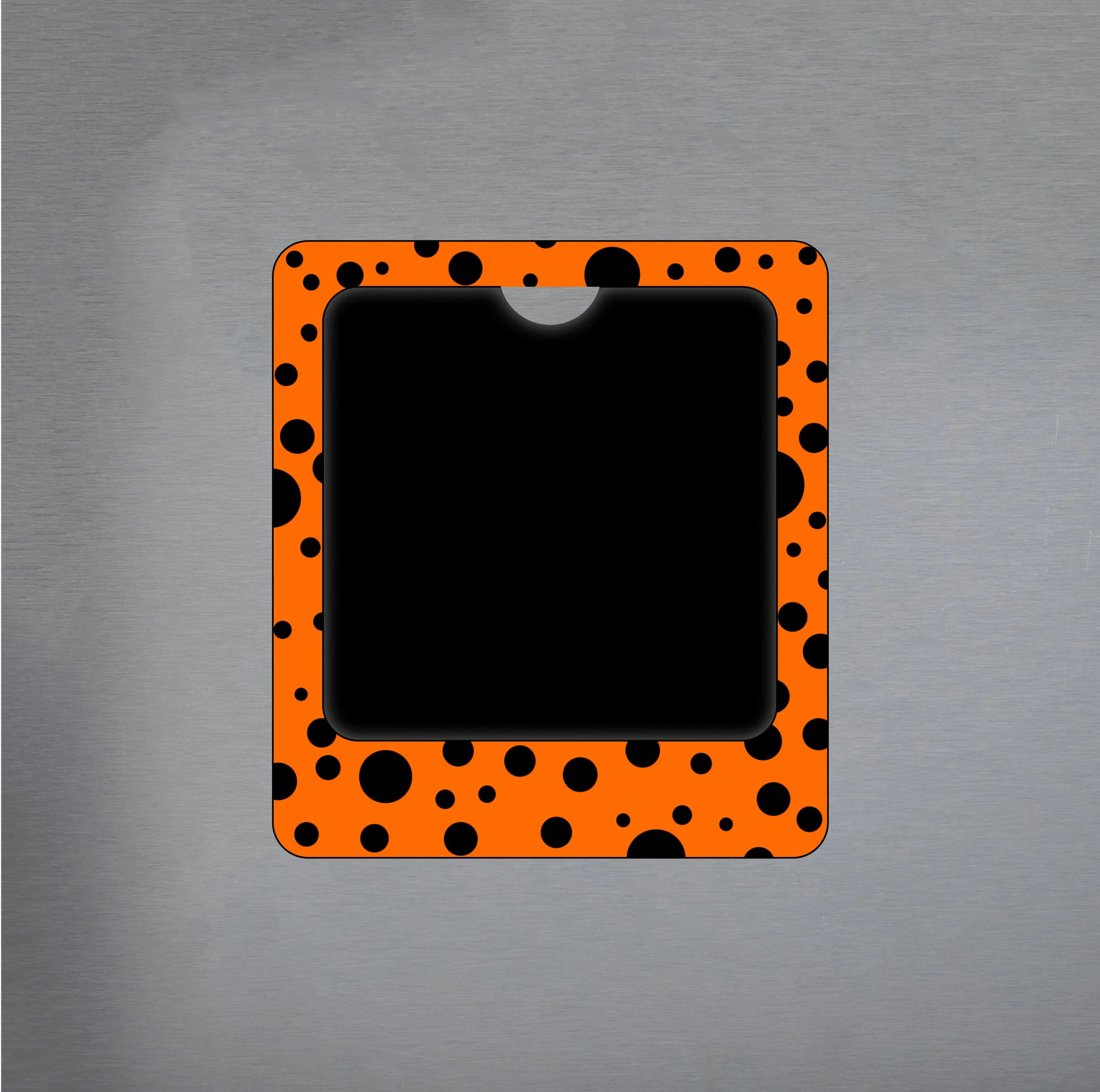4x4 Frame-Polka Dots-Orange.jpg