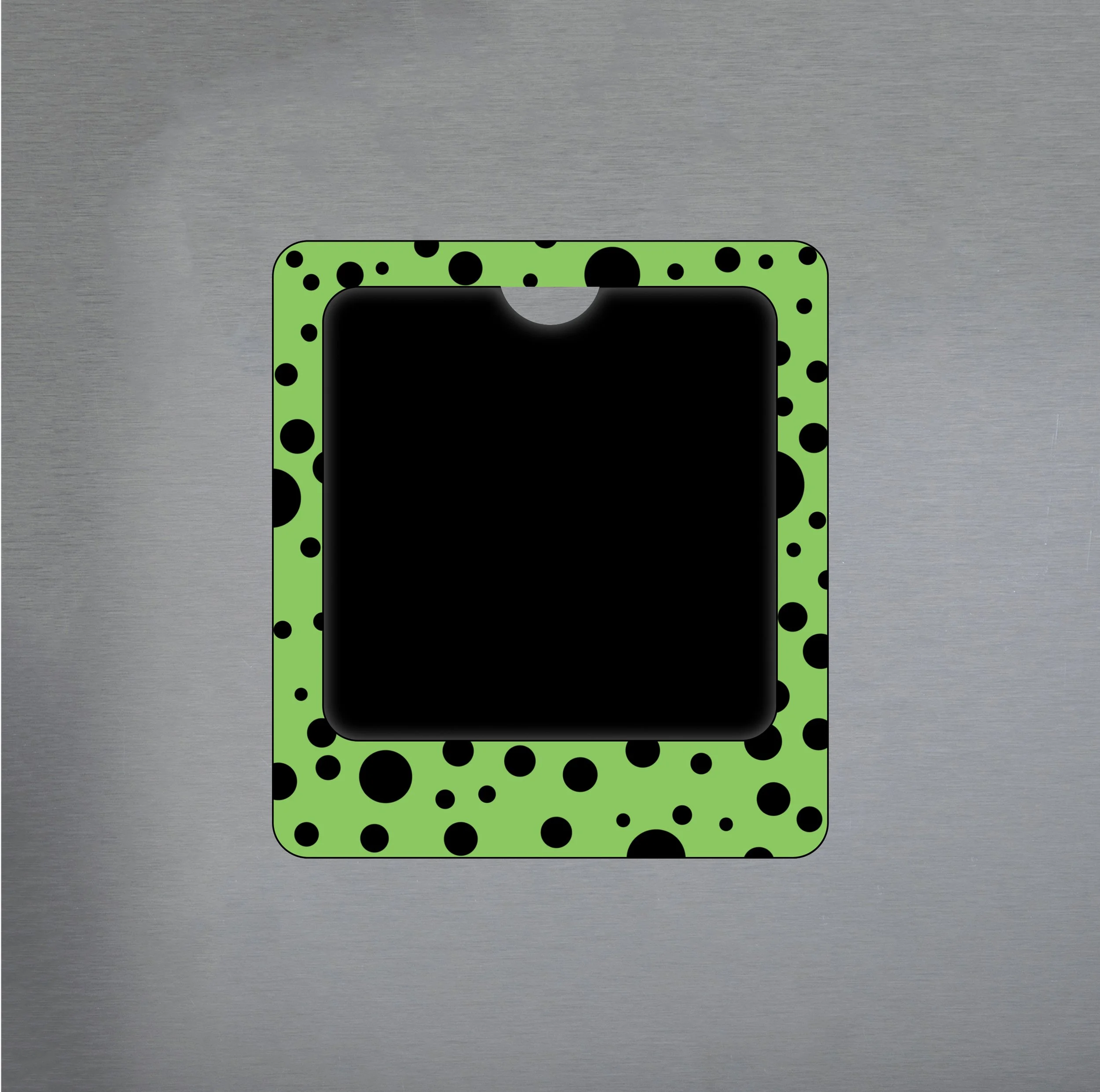 4x4 Frame-Polka Dots-Green.jpg