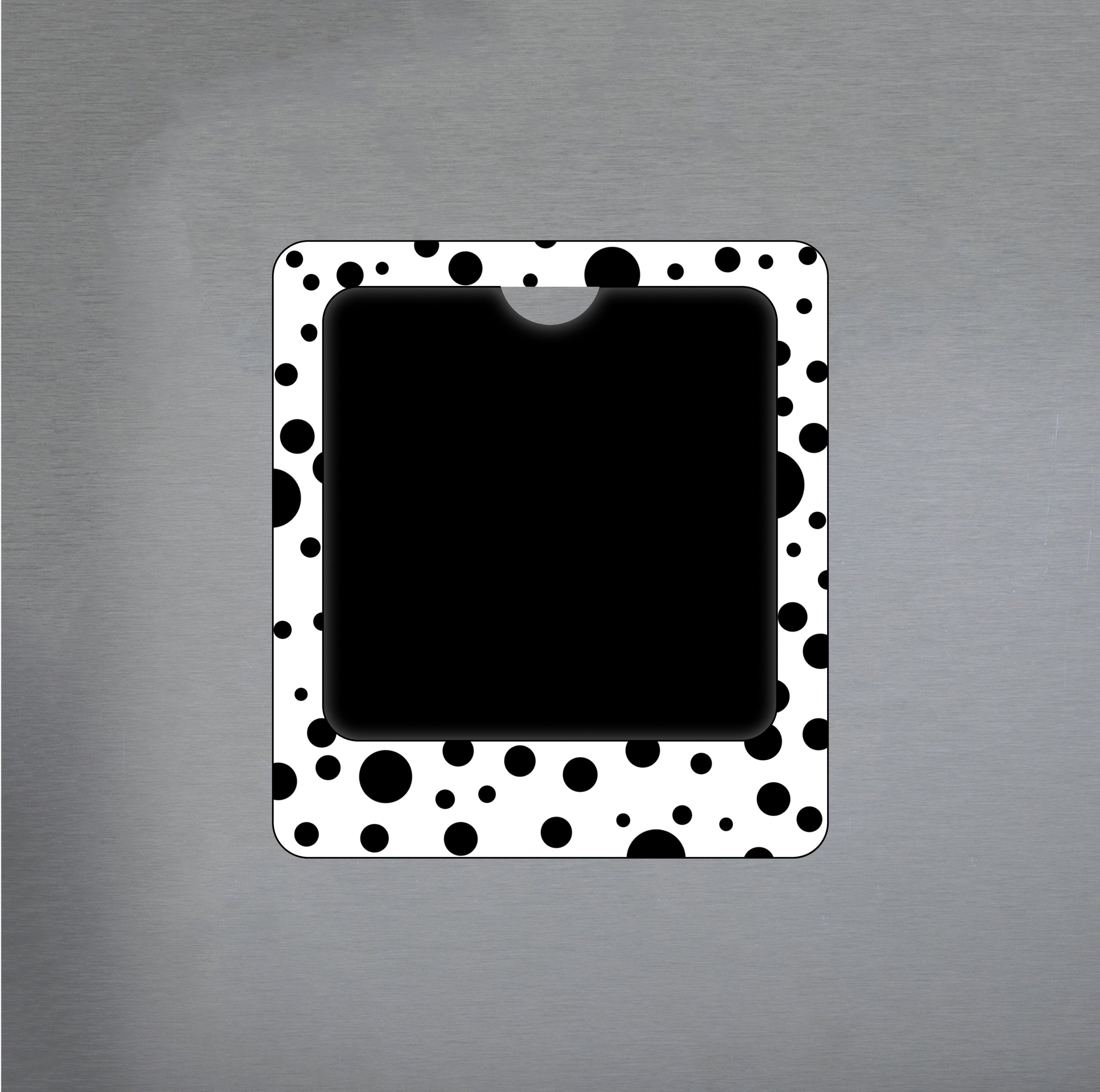 4x4 Frame-Polka Dots-White.jpg
