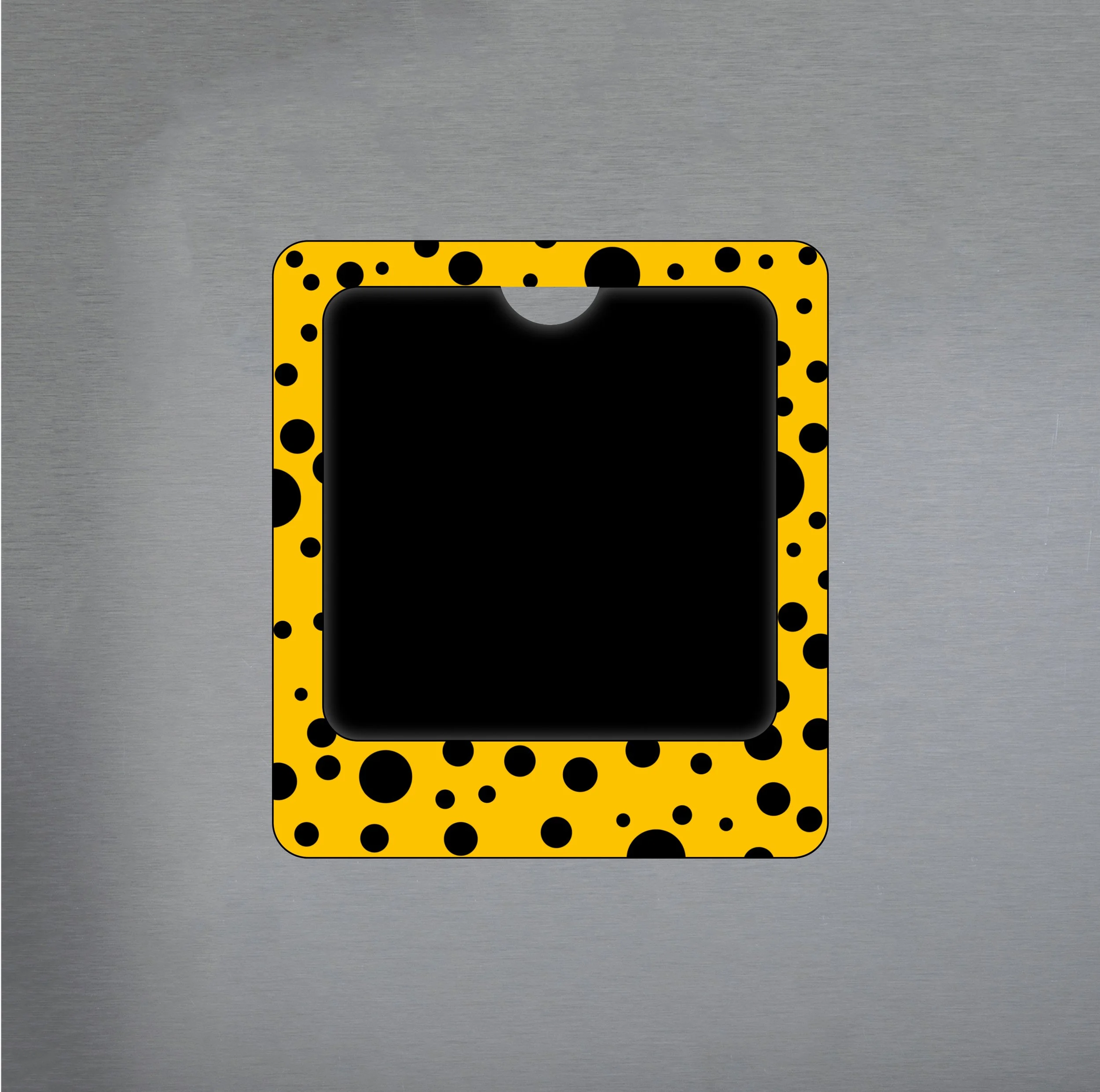 4x4 Frame-Polka Dots-Yellow.jpg