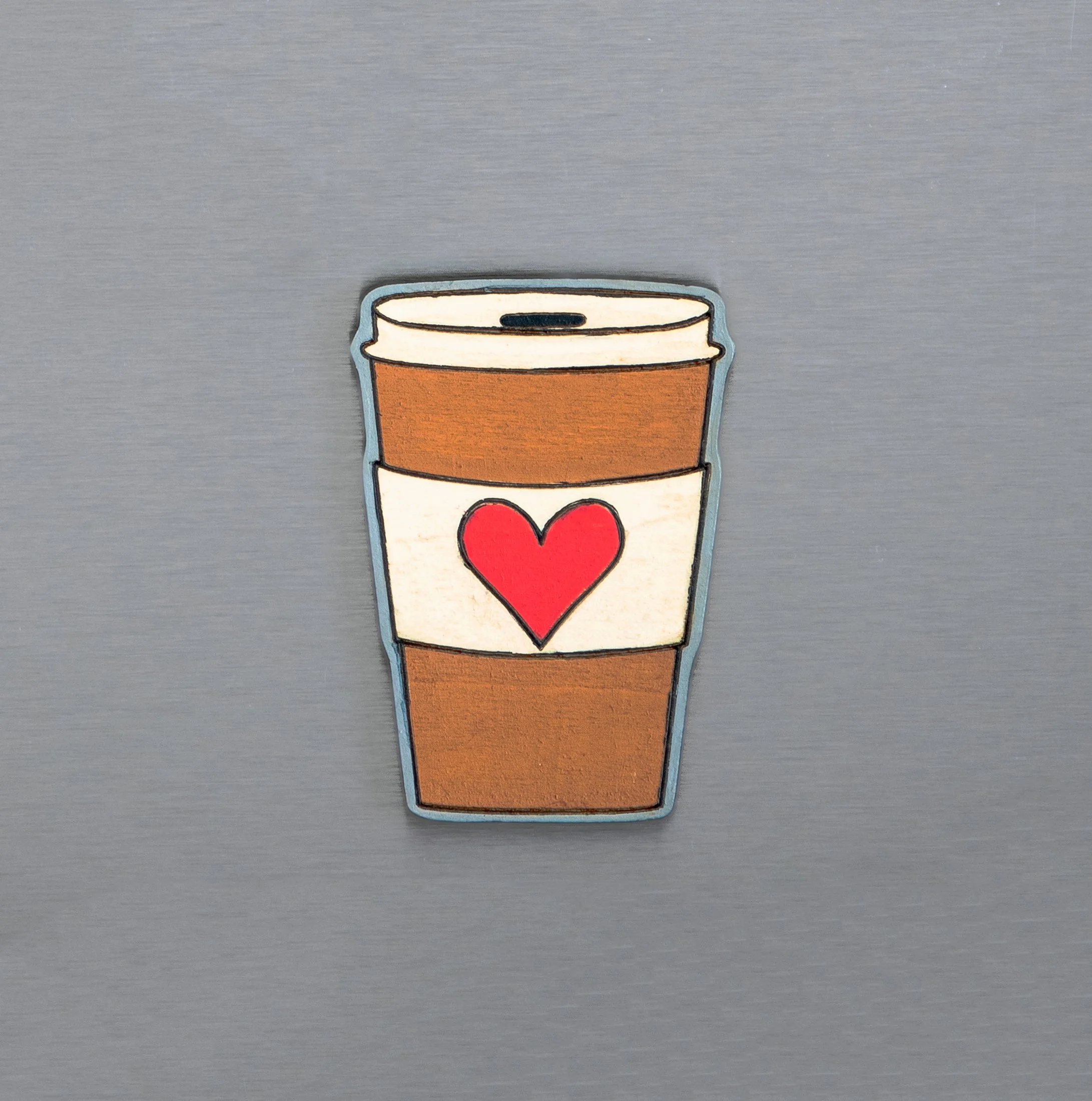 Travel Coffee Fridge Magnet