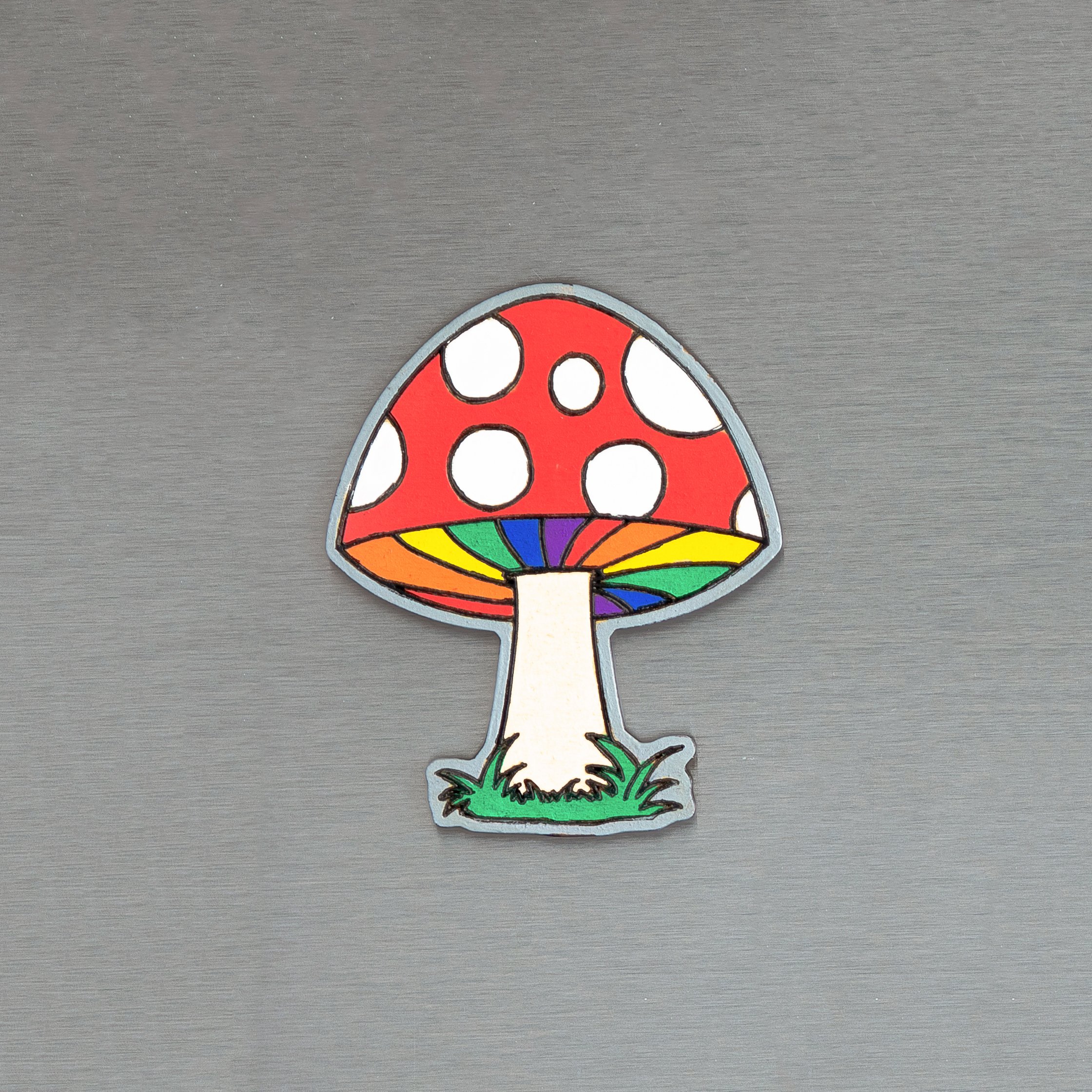 Mushroom Fridge Magnet