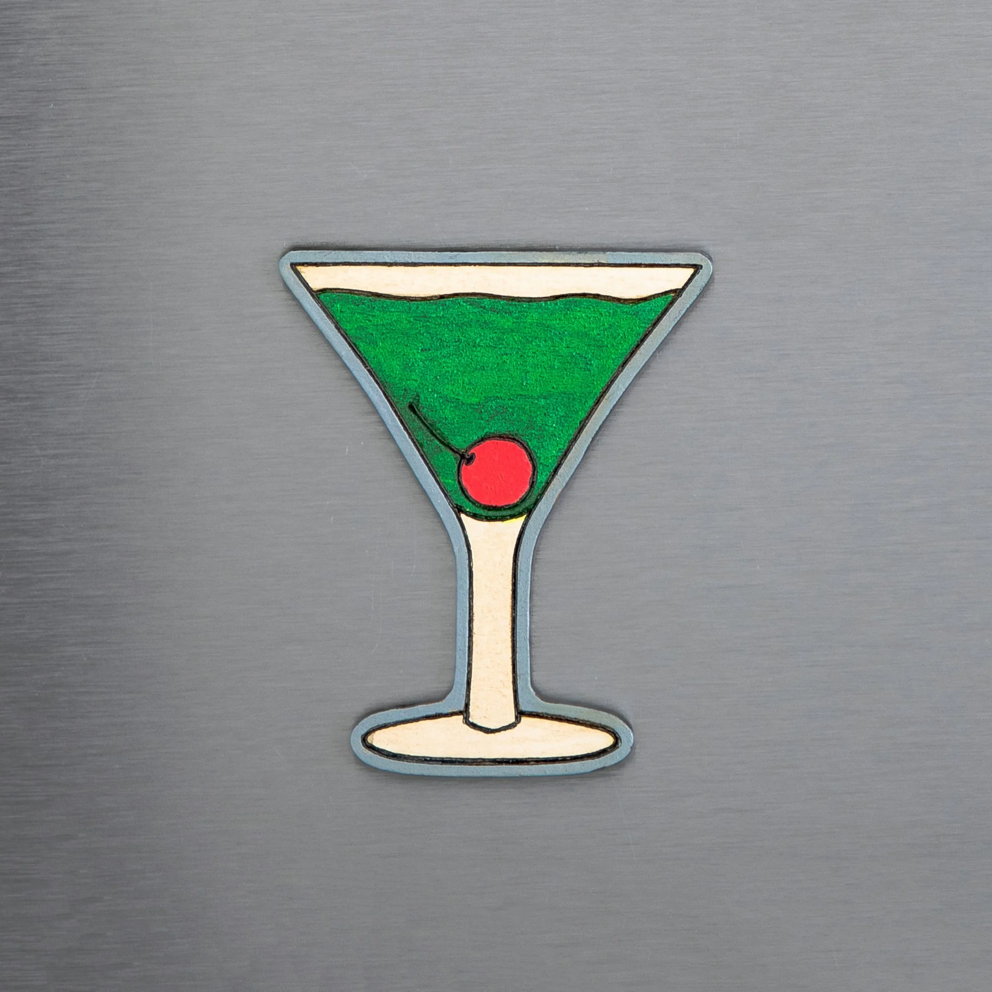 Martini Fridge Magnet