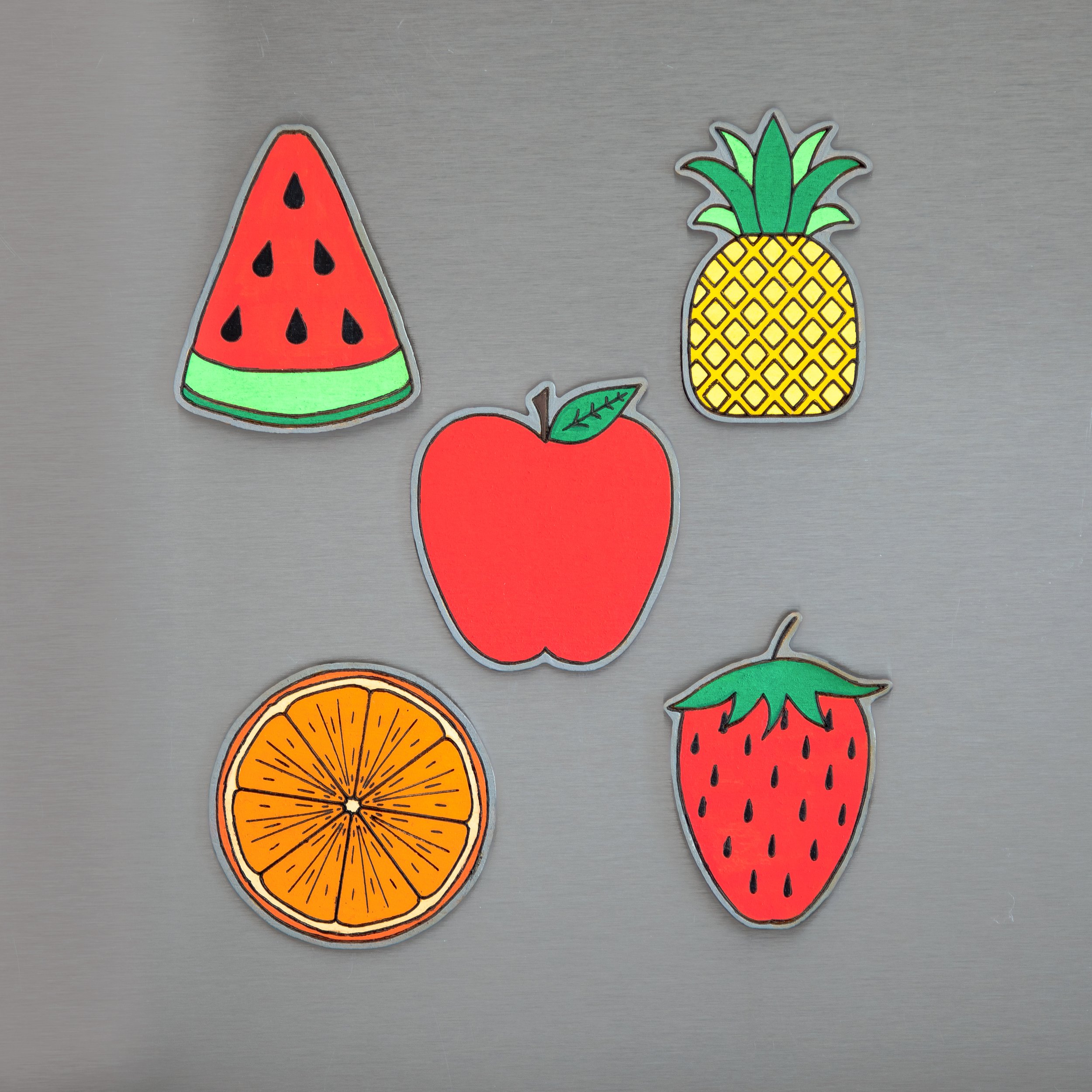 Fruit Fridge Magnet Set