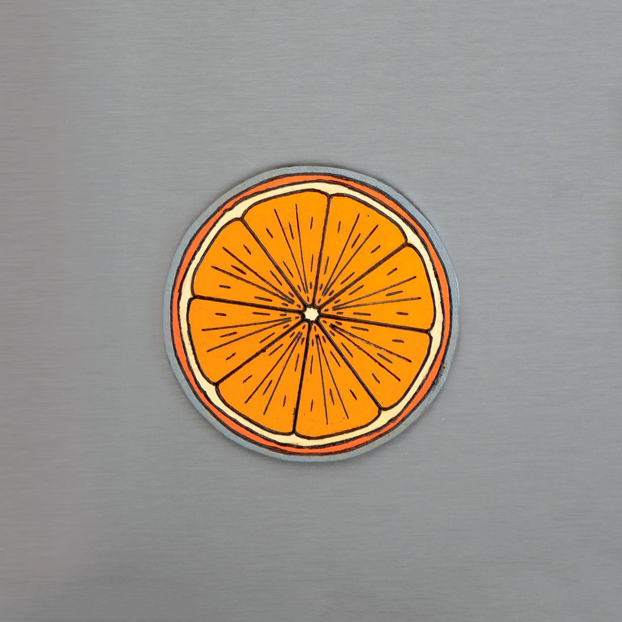 Orange Slice Fridge Magnet