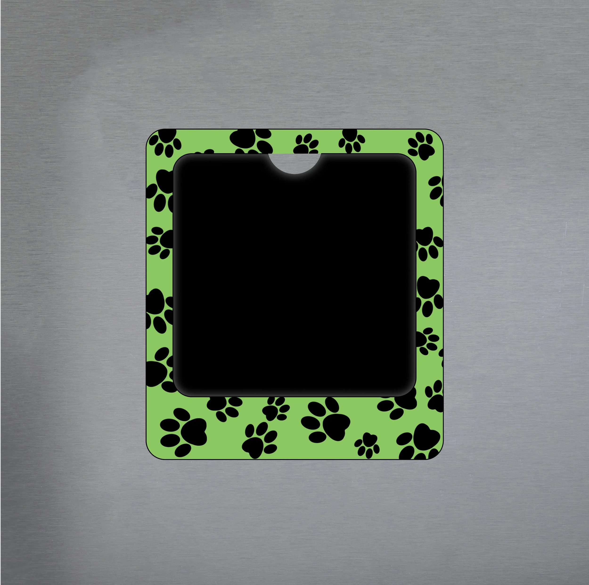 4x4 Frame-Paw Prints-Green.jpg