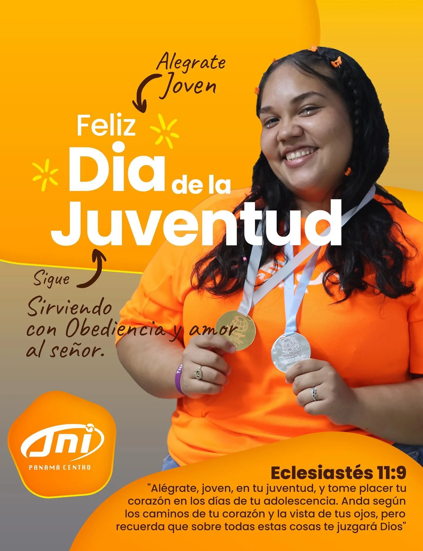 &iexcl;Felicidades a todos los j&oacute;venes del Distrito Central de Panam&aacute;!
Agradecemos su dedicaci&oacute;n a Cristo y su servicio lleno de amor y pasi&oacute;n en todo lo que hacen.
&iexcl;Que Dios siga fortaleciendo sus corazones y guiand