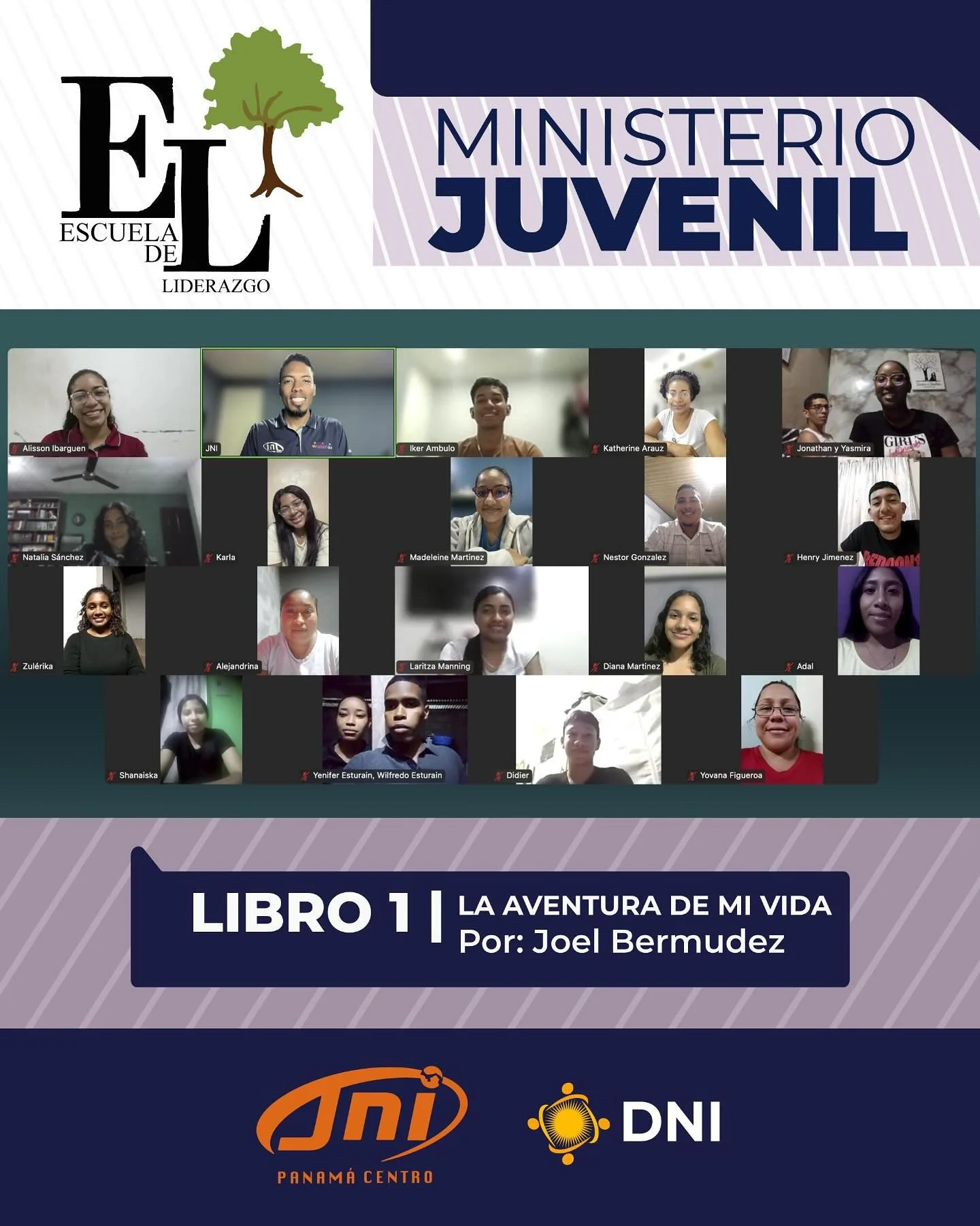 El lunes 28 de mayo dimos por finalizado nuestro primer libro en la Escuela de Liderazgo: La Aventura de mi Vida.
&iexcl;Gracias a todos los estudiantes por su compromiso en cada clase y por seguir creciendo en su llamado al ministerio juvenil!

#jni