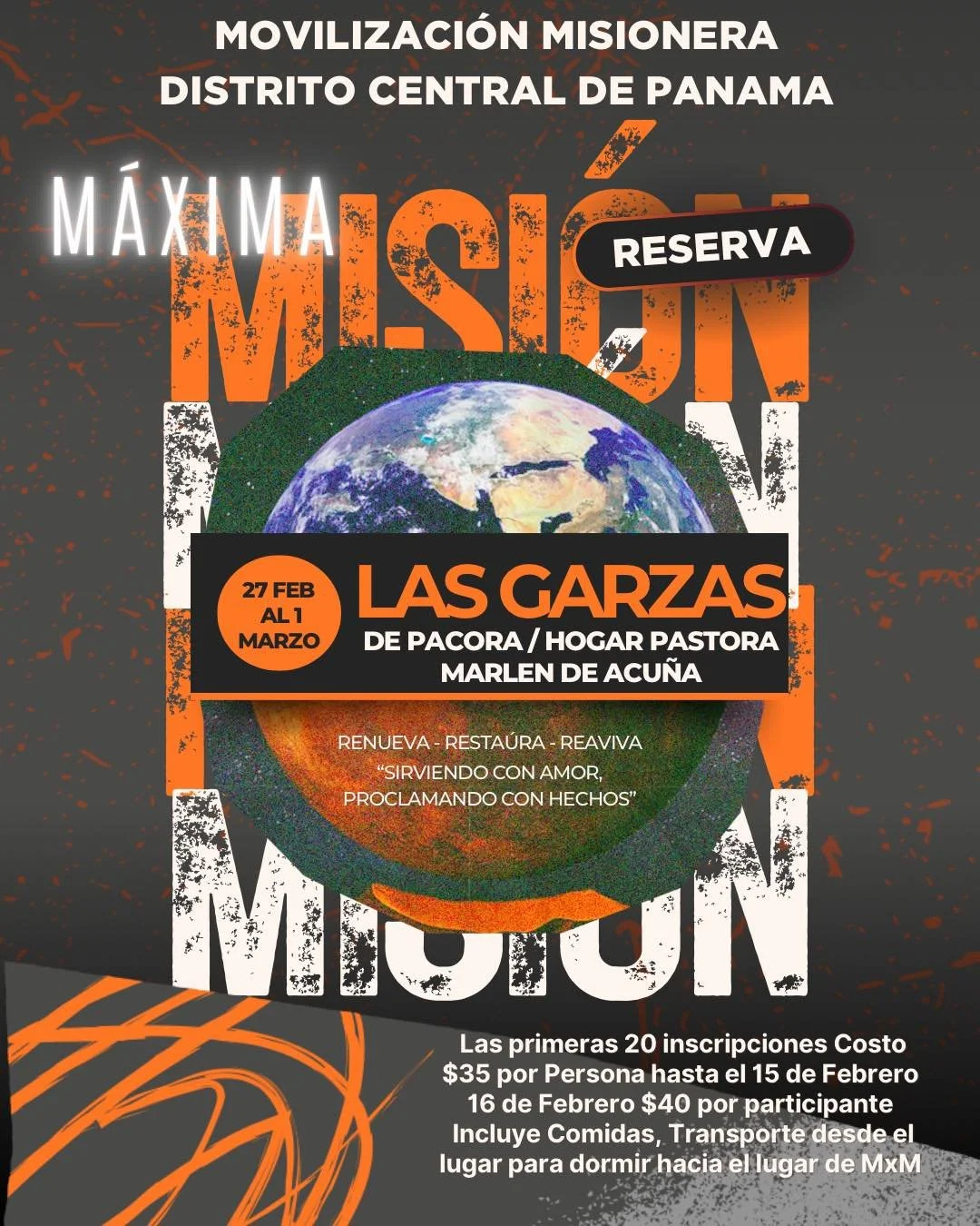 MÁXIMA MISIÓN - LAS GARZAS 