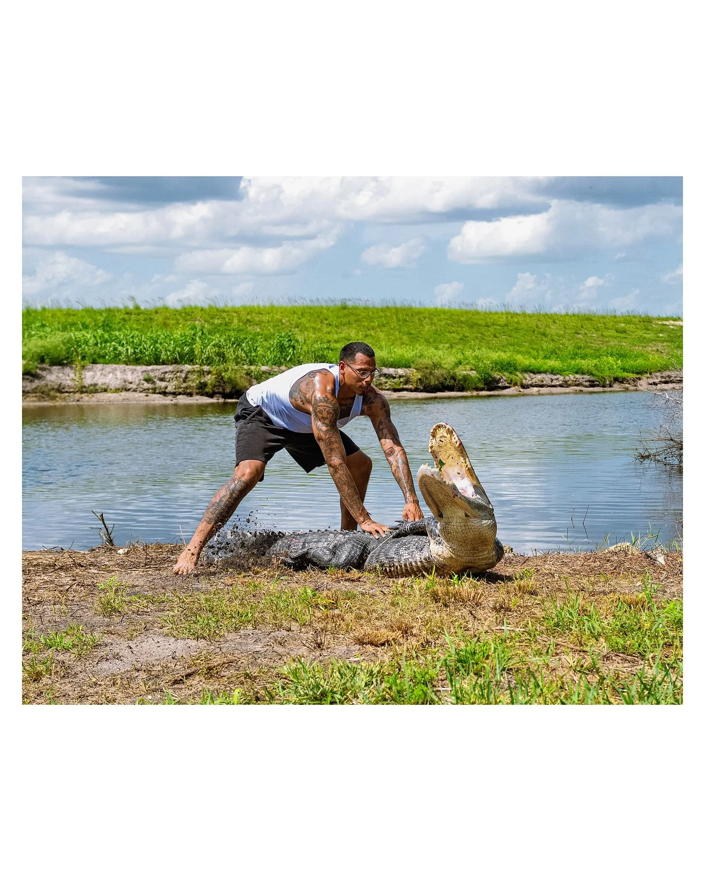 &ldquo;Gator Tale&rdquo; - A Florida Project

This big guy needed to be relocated out of a pond to a bigger canal.

Great work and careful handling by @rezfamousmvmnt 

#photography #gator #florida