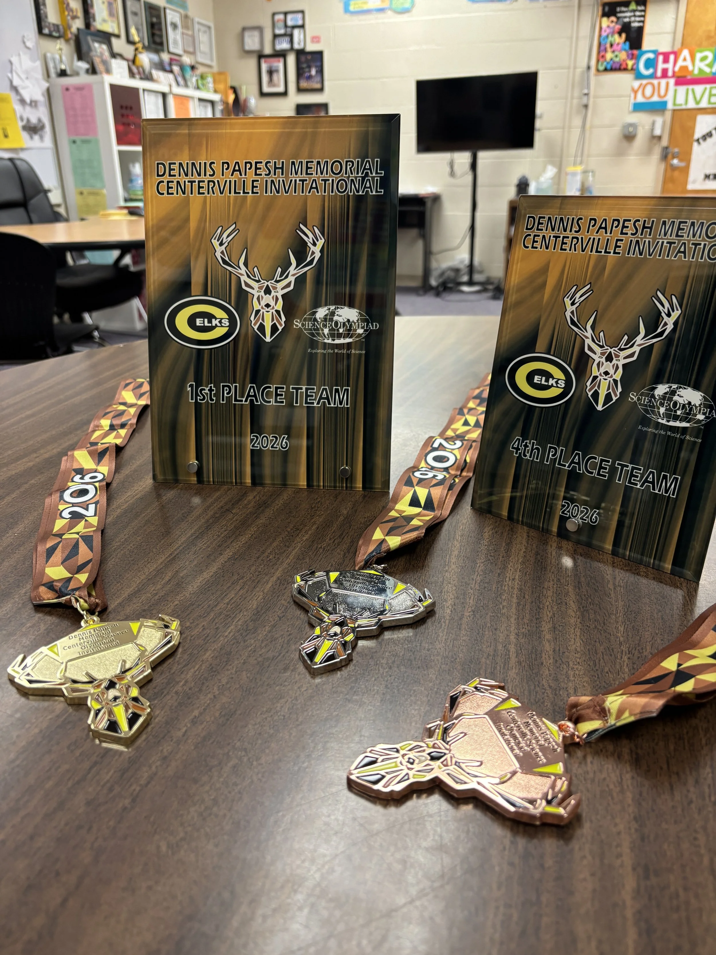 Glass Awards and Cast Presentation Medals