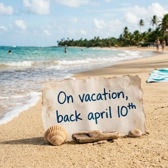 We're away from the shop, back in business April 10th!