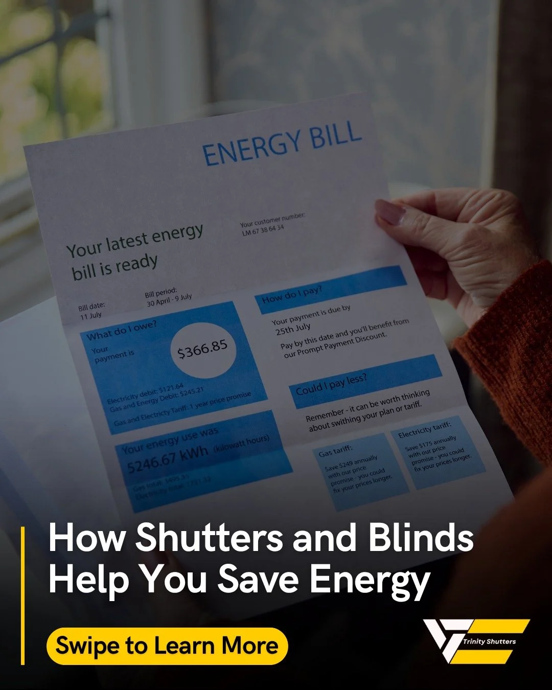 How shutters and blinds help you save energy...

As energy costs continue to rise, small changes in your home can make a real difference. Window furnishings are one of the simplest ways to improve how your space holds heat in winter and stays cool in
