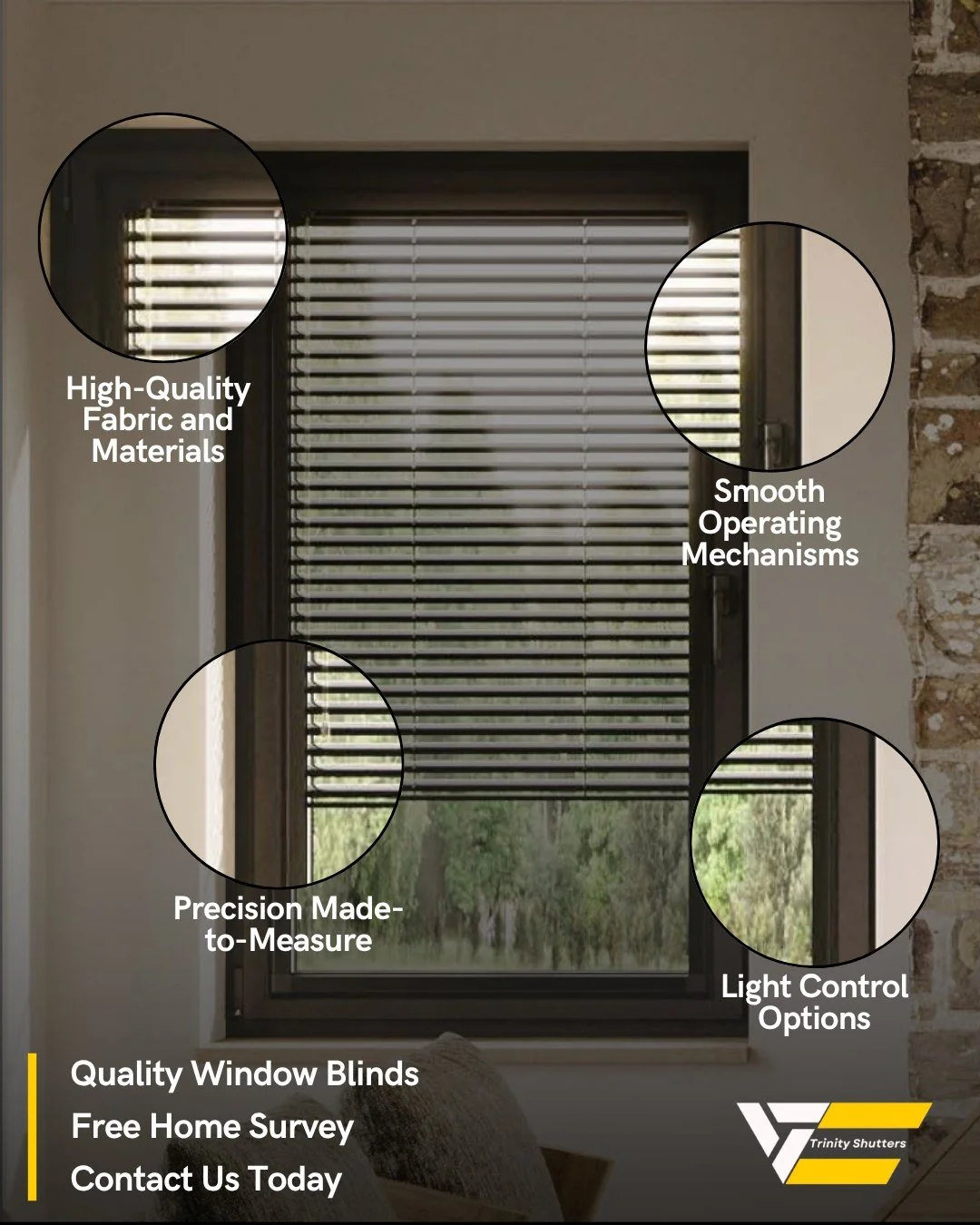 Quality in blinds comes down to the details you don&rsquo;t always notice at first glance.🪟

From the way they operate day to day to how they sit perfectly within your window, every element plays a part in creating a finish that feels considered and
