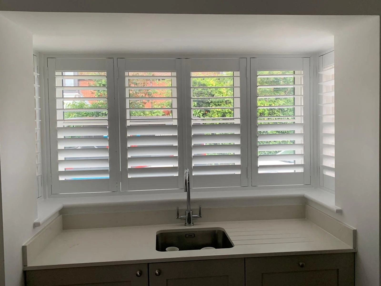 kitchen window shutters at trinity shutters redditch