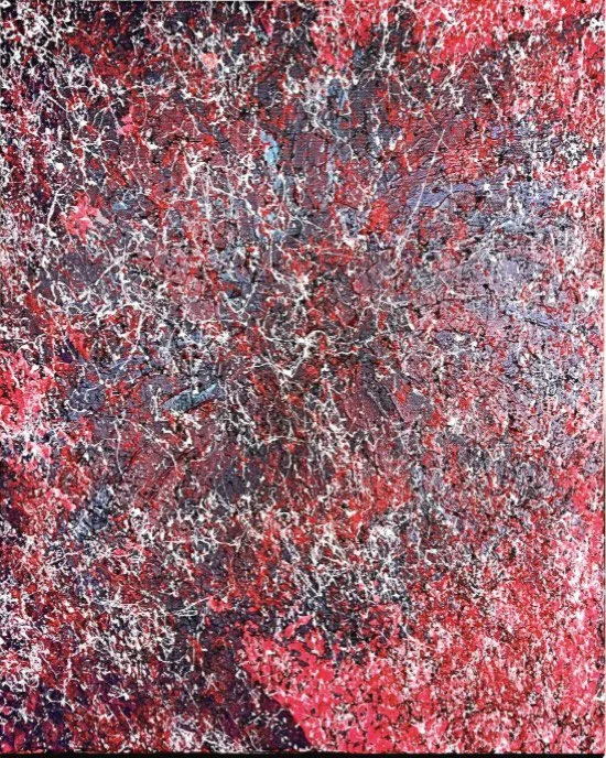 Aileen-Marie Scott  %22Chaos%22 16x20, Acrylic on Stretched Canvas.jpg