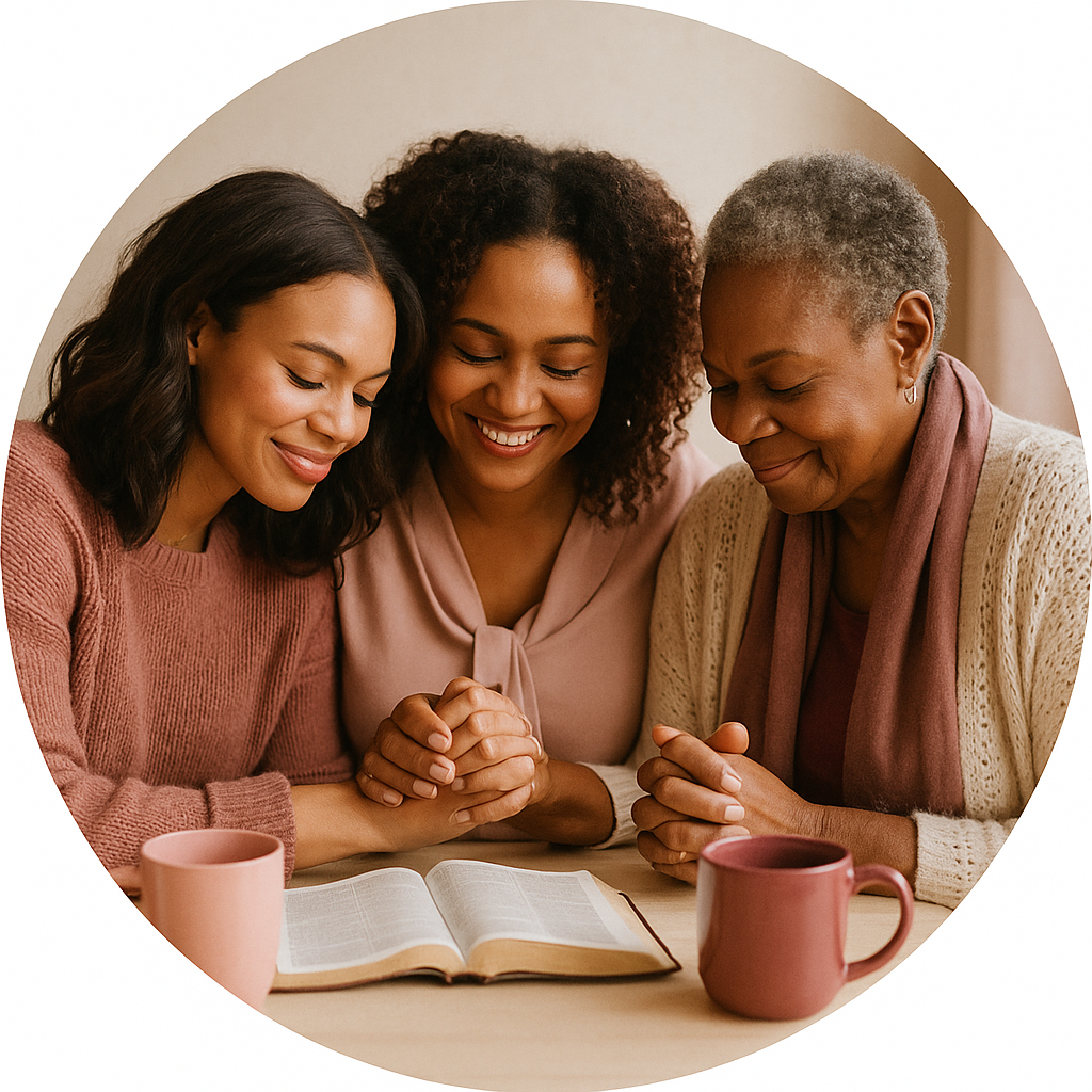 A woman comforting a girl who is crying, with her eyes closed, hugging the girl tightly.