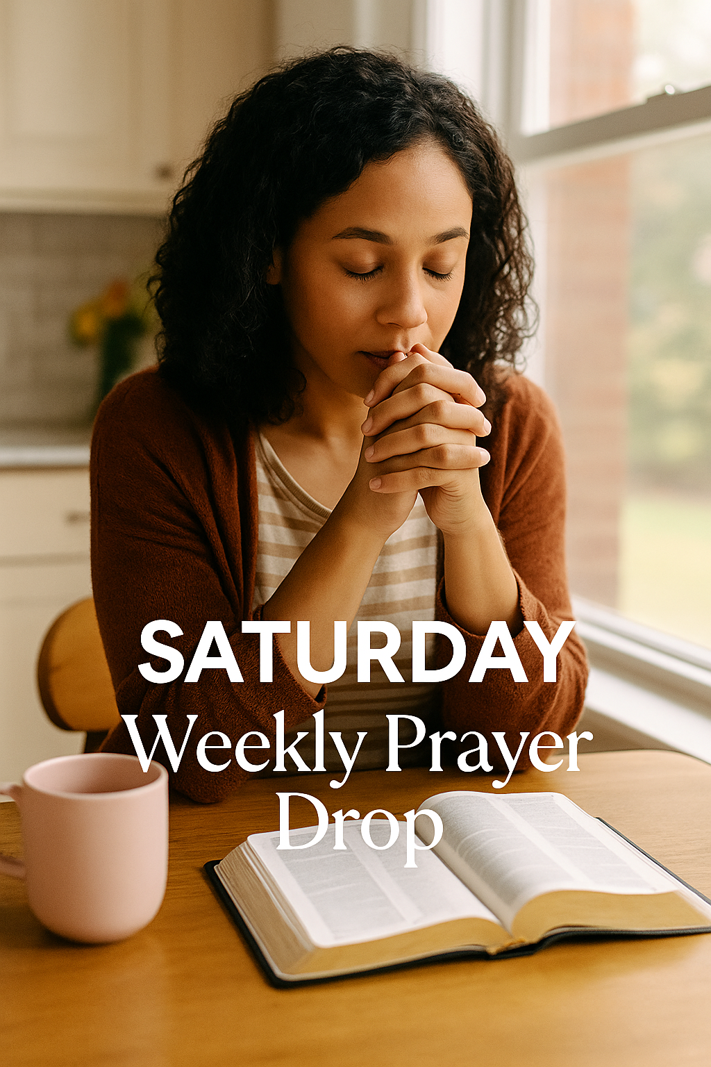 A communal prayer is posted covering families, funnels, health, and mindset. Members add any last-minute requests or praise reports before we head into Sabbath rest.