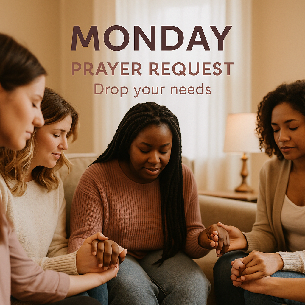 We kick off the week in unity. Sisters list one personal need and one business goal, then choose two other requests to pray over. By evening, every post has been covered in specific prayer and encouragement.