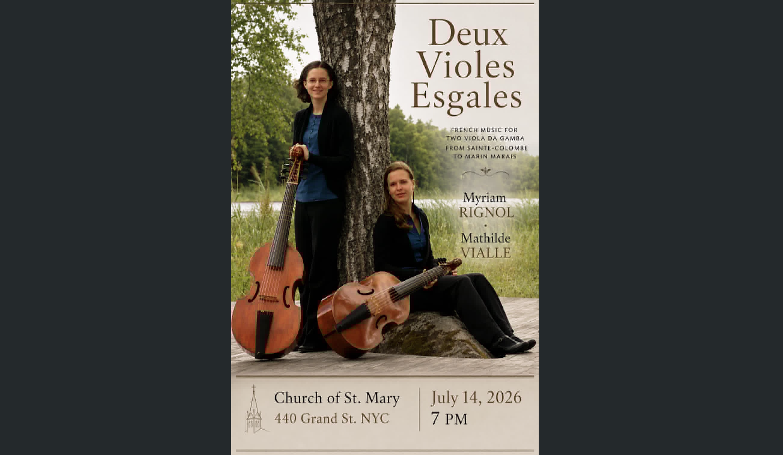 Deux Violes Esgales - French Music for Two Violas da Gamba