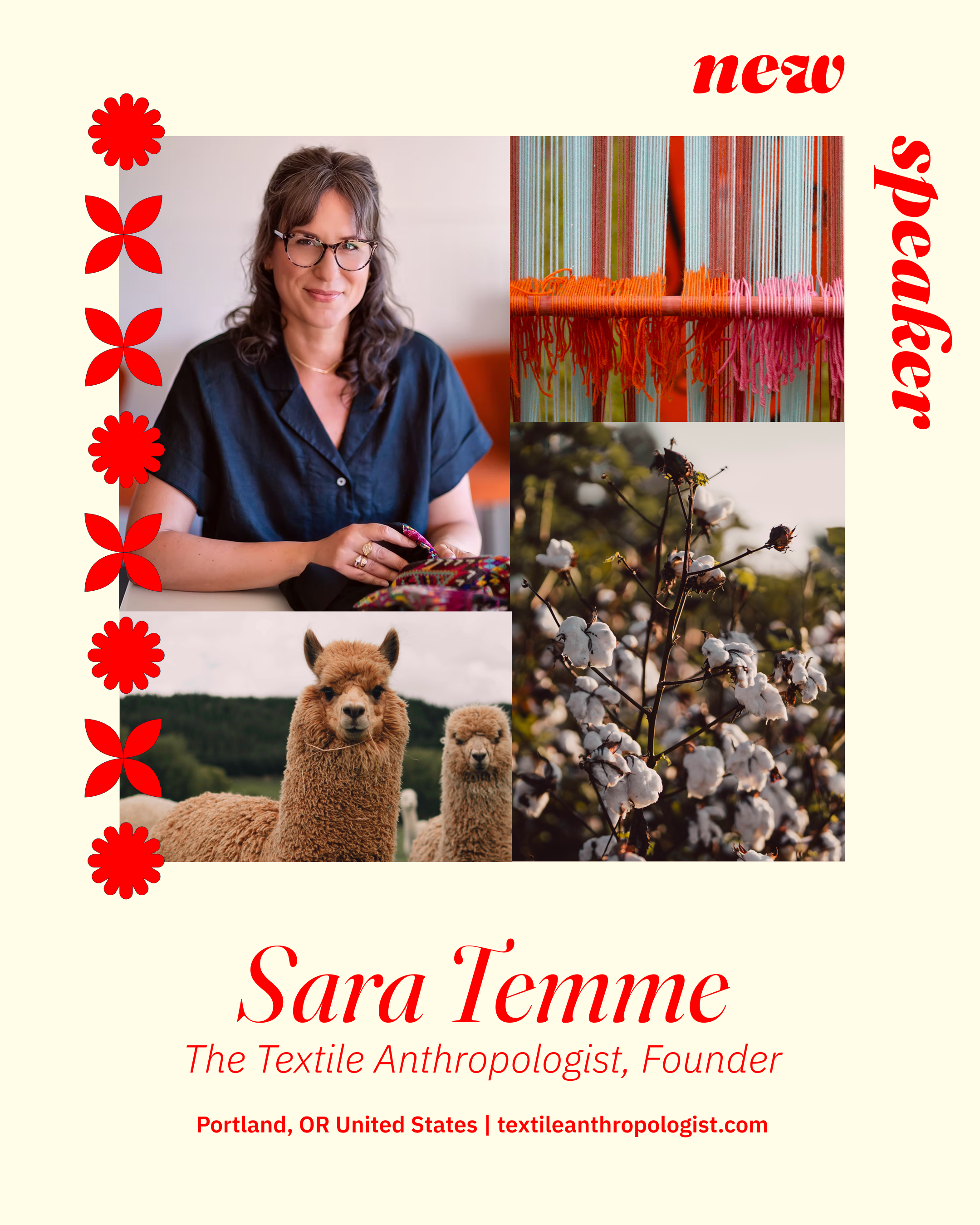 Material Salon Level 0 ✥ Sara Temme, The Textile Anthropologist