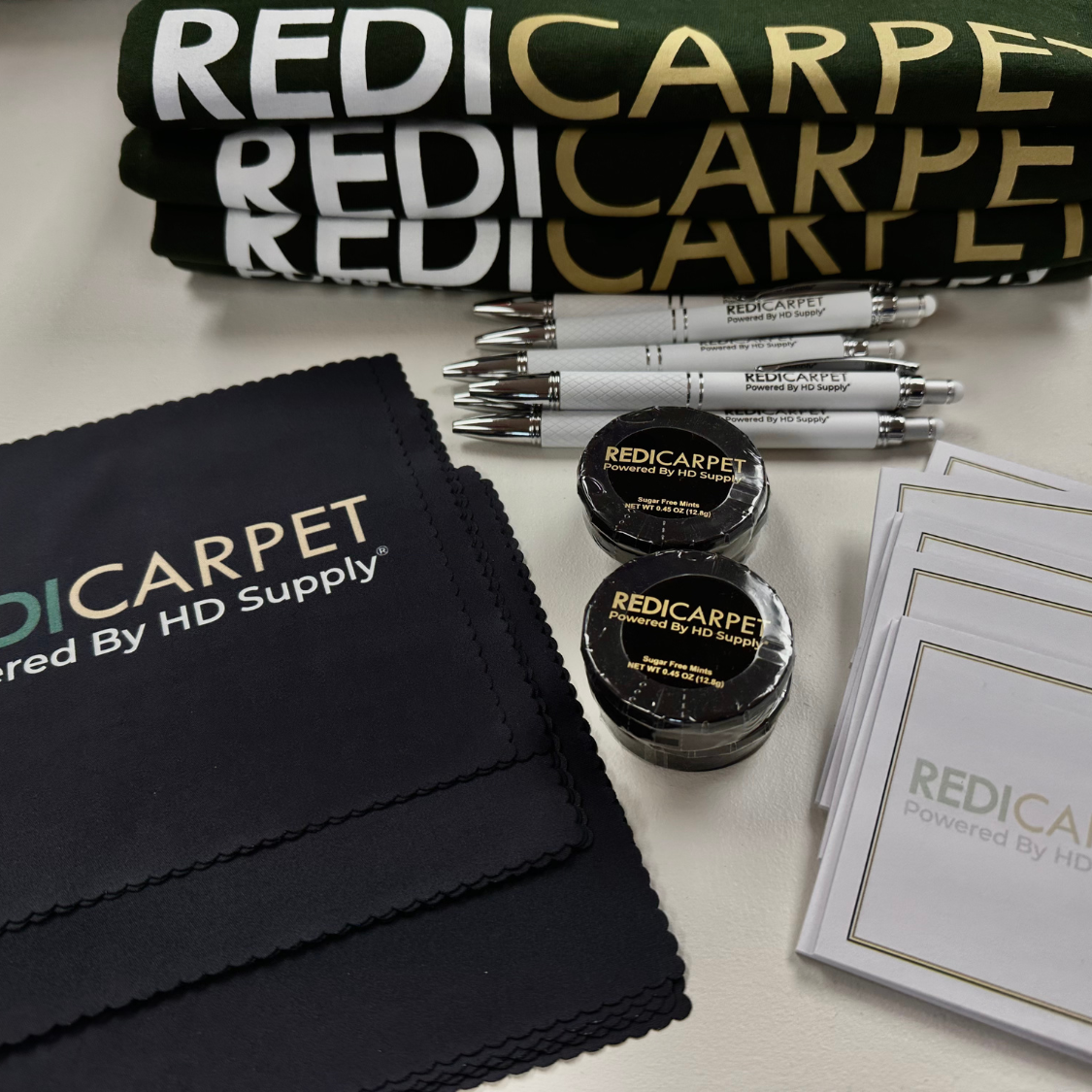 Customer RediCarpet Branded Merch